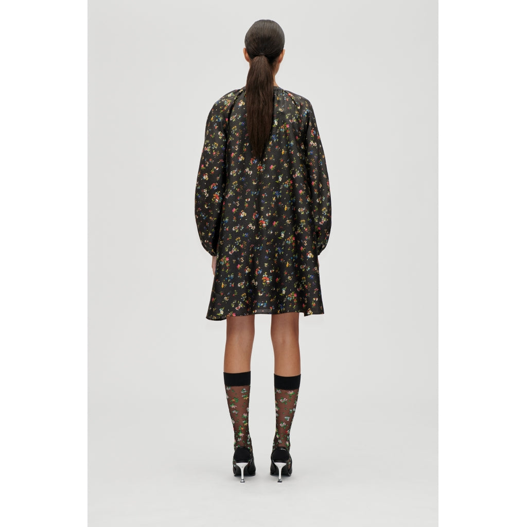 VOLUMINOUS BOW DRESS - MAGNOLIA GARDEN