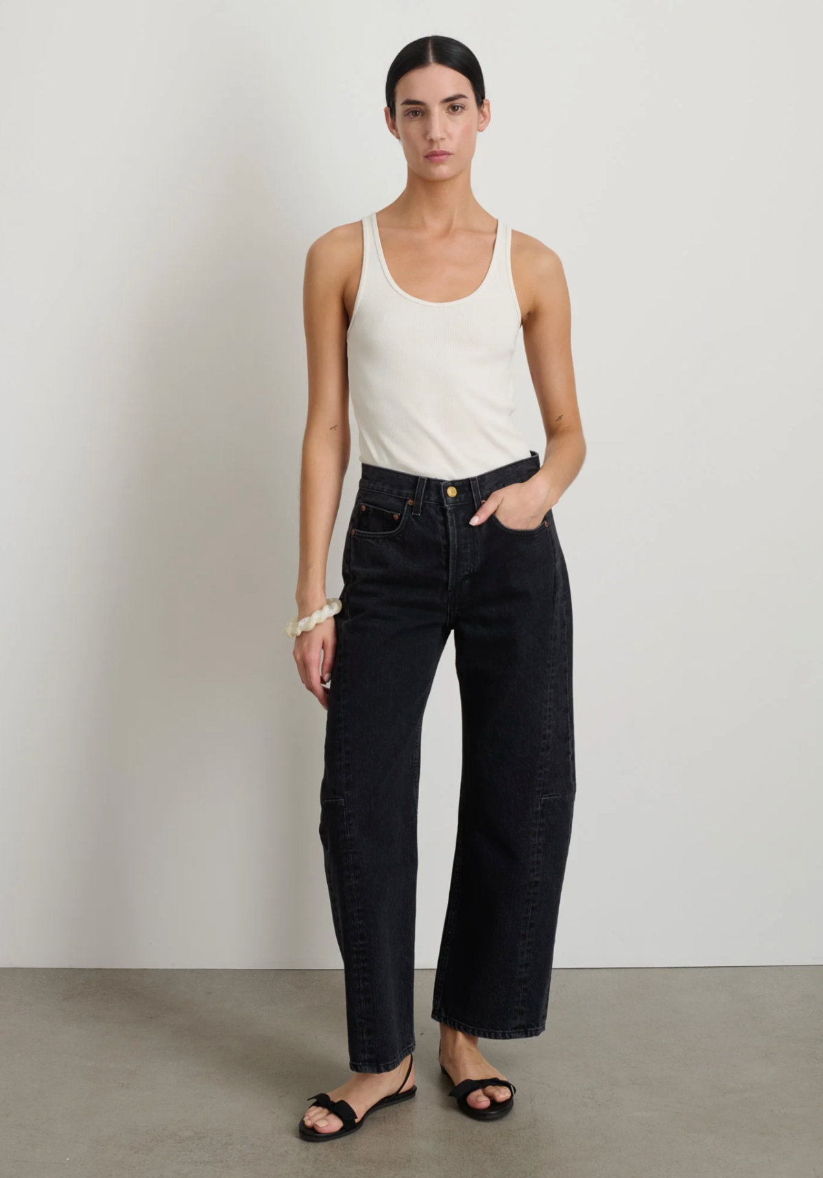 SLIM LASSO JEAN - STIL BLACK