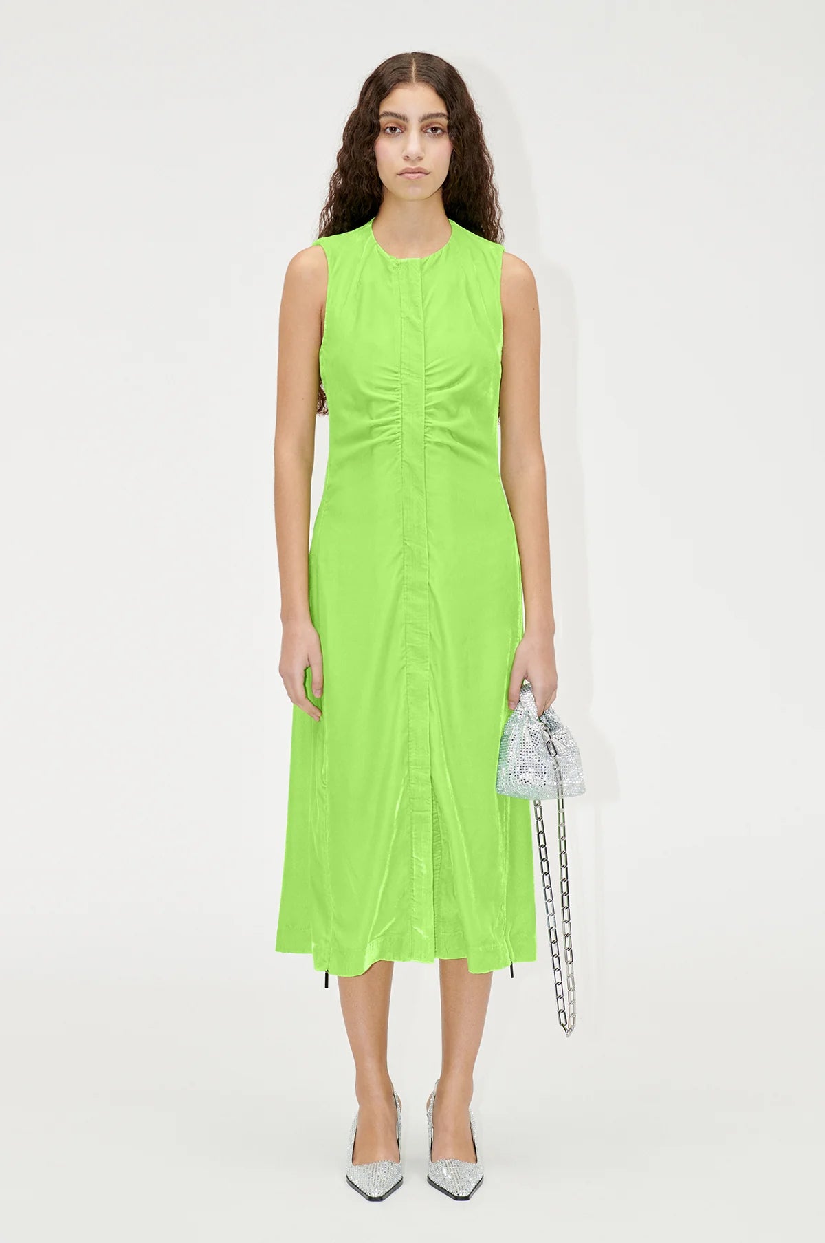 AUSTYN DRESS - NEON GREEN