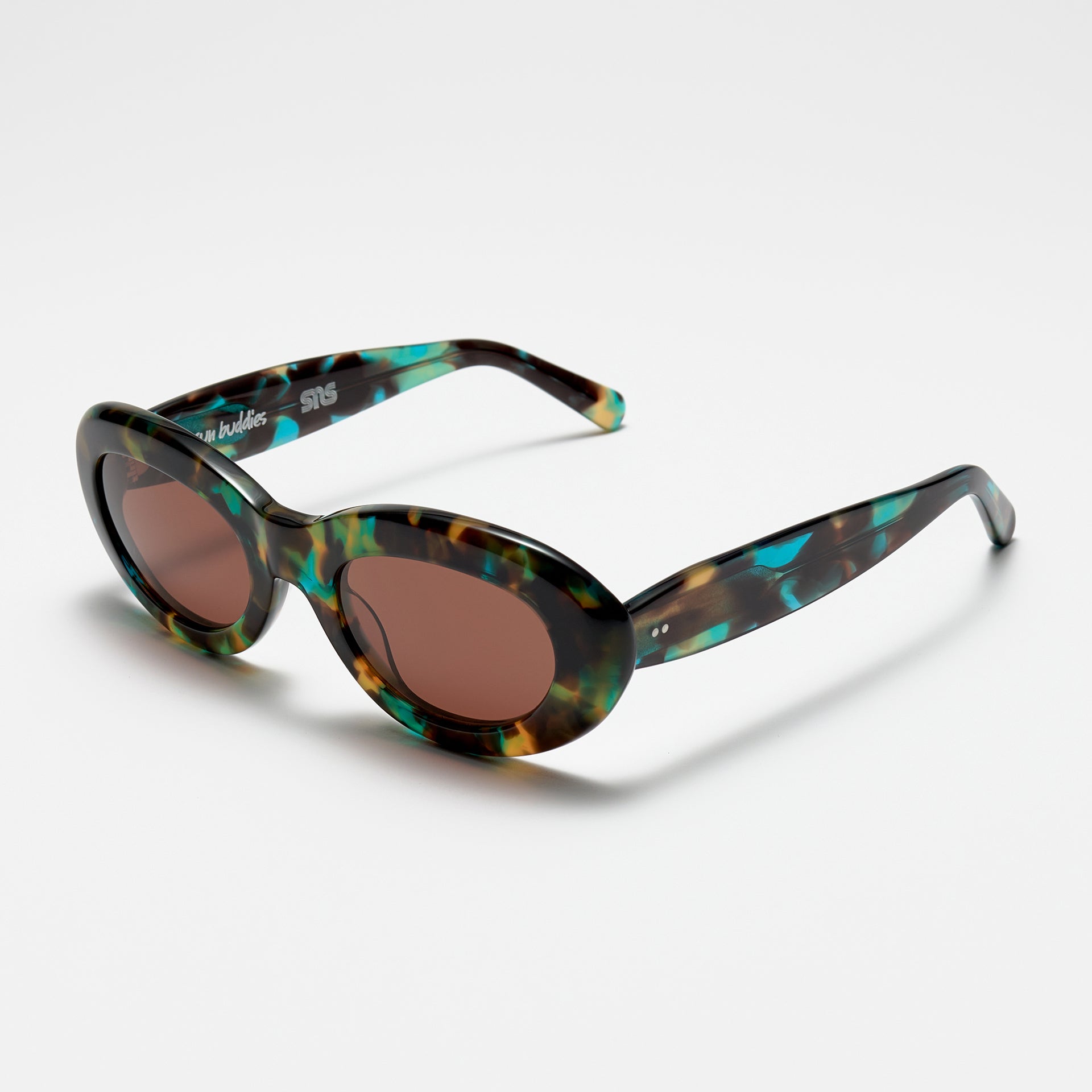 COURTNEY SUNGLASSES - AQUA TURQUOISE