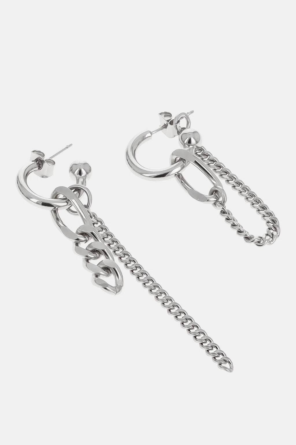 TIKO EARRINGS - PALLADIUM