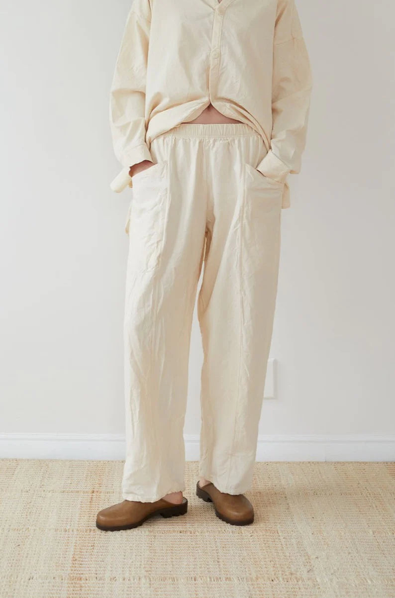 TWILL TROUSER - NATURAL
