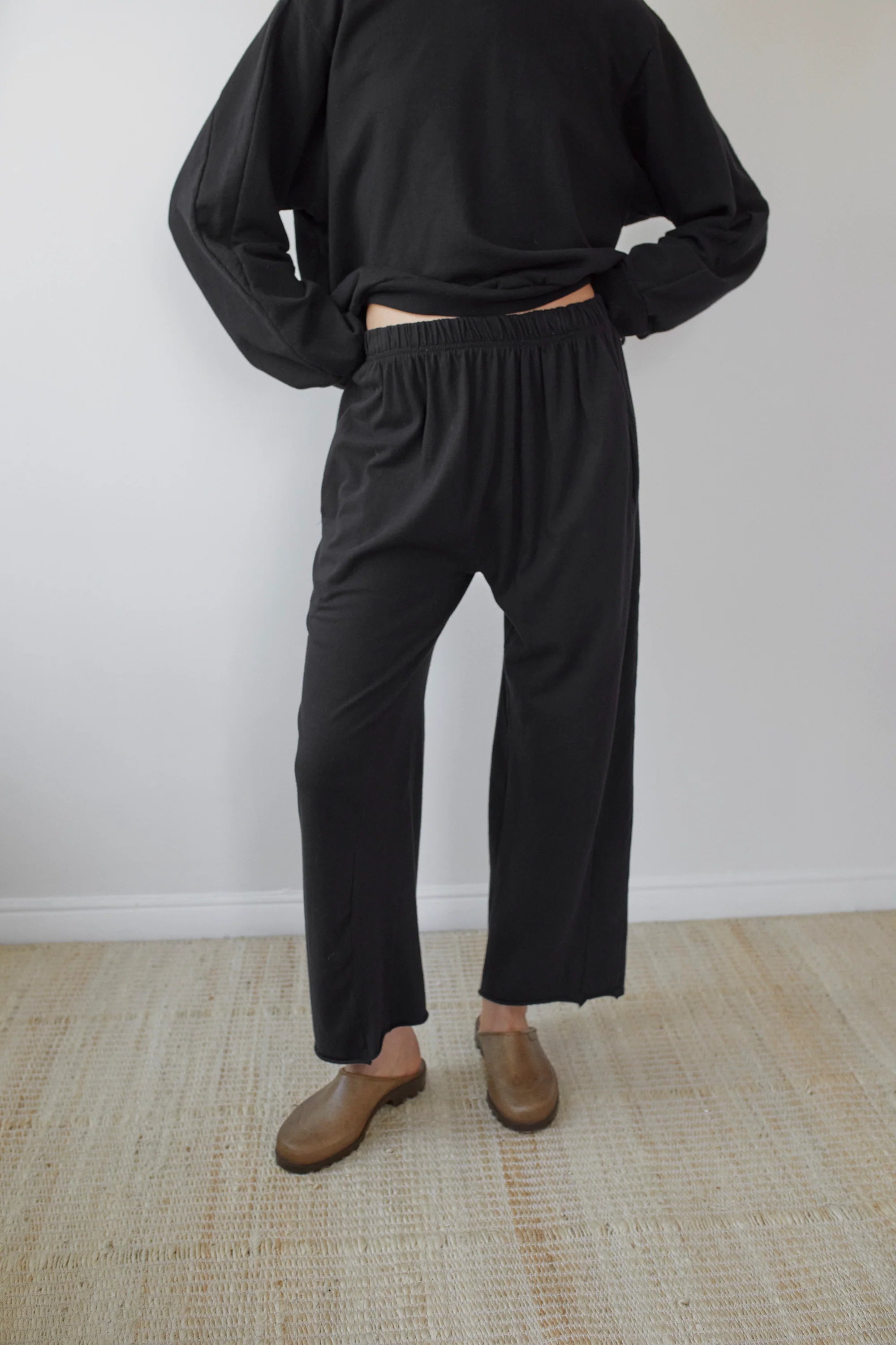 SUMMER EASY PANT - BLACK