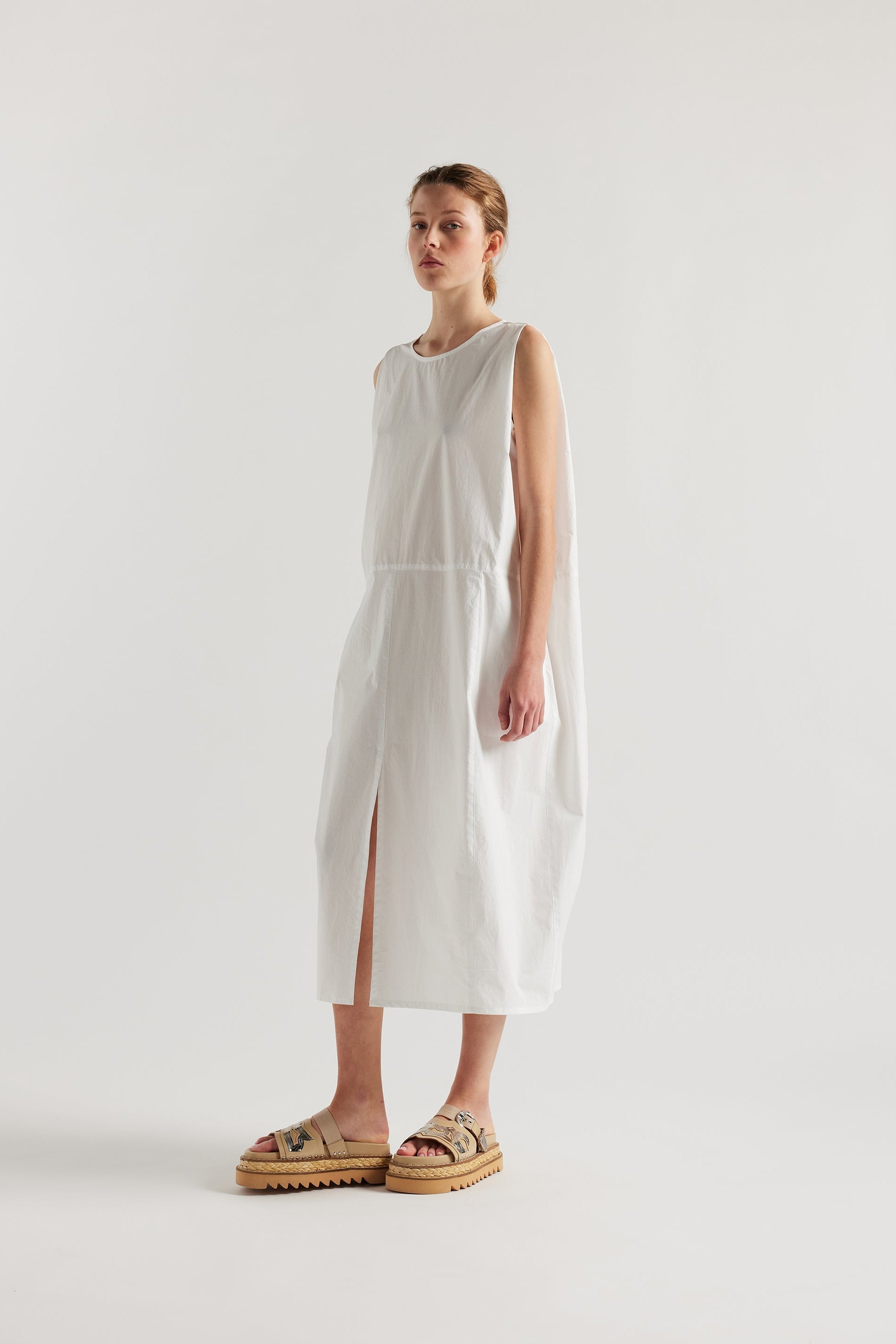 AUREOLE DRESS - WHITE