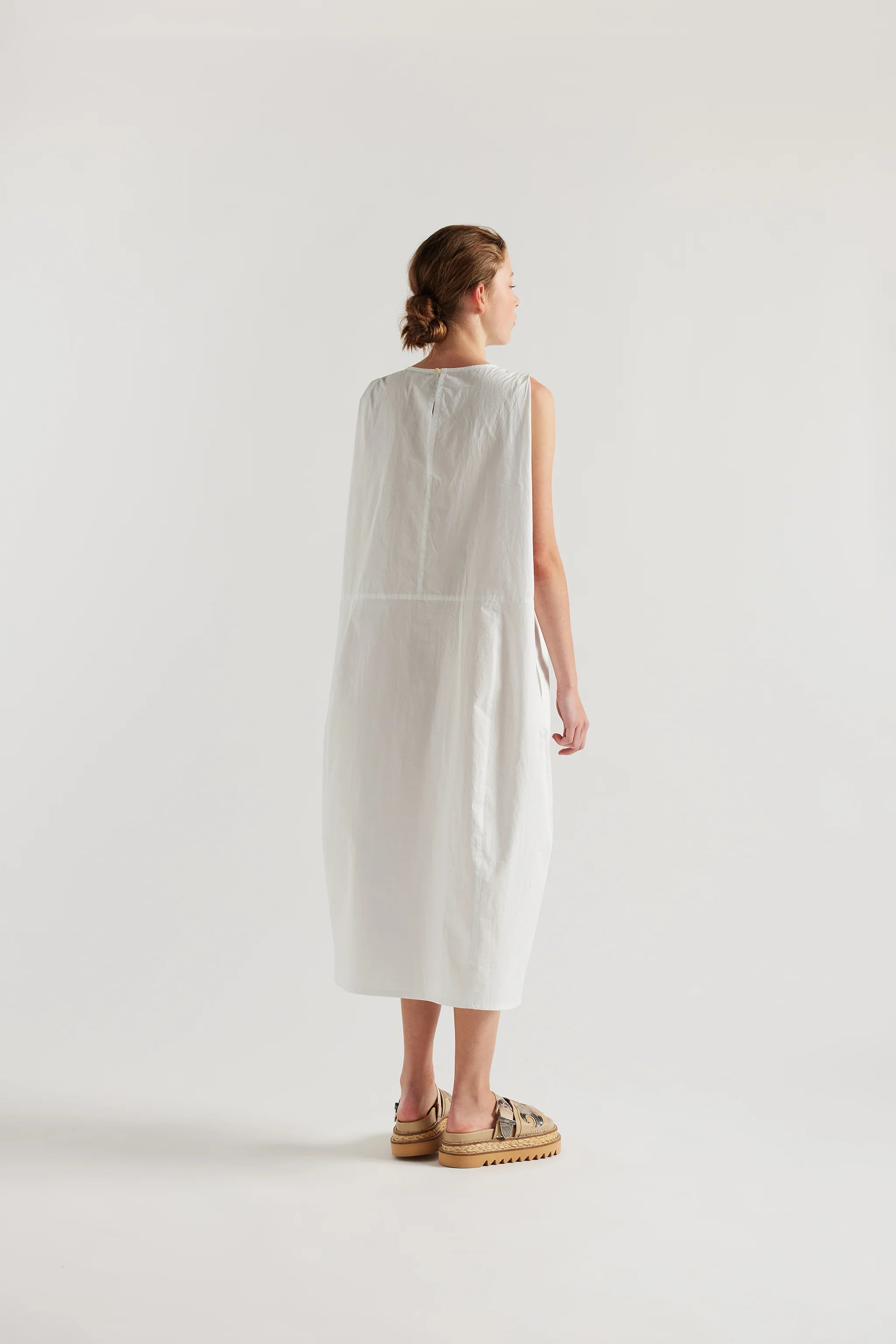 AUREOLE DRESS - WHITE