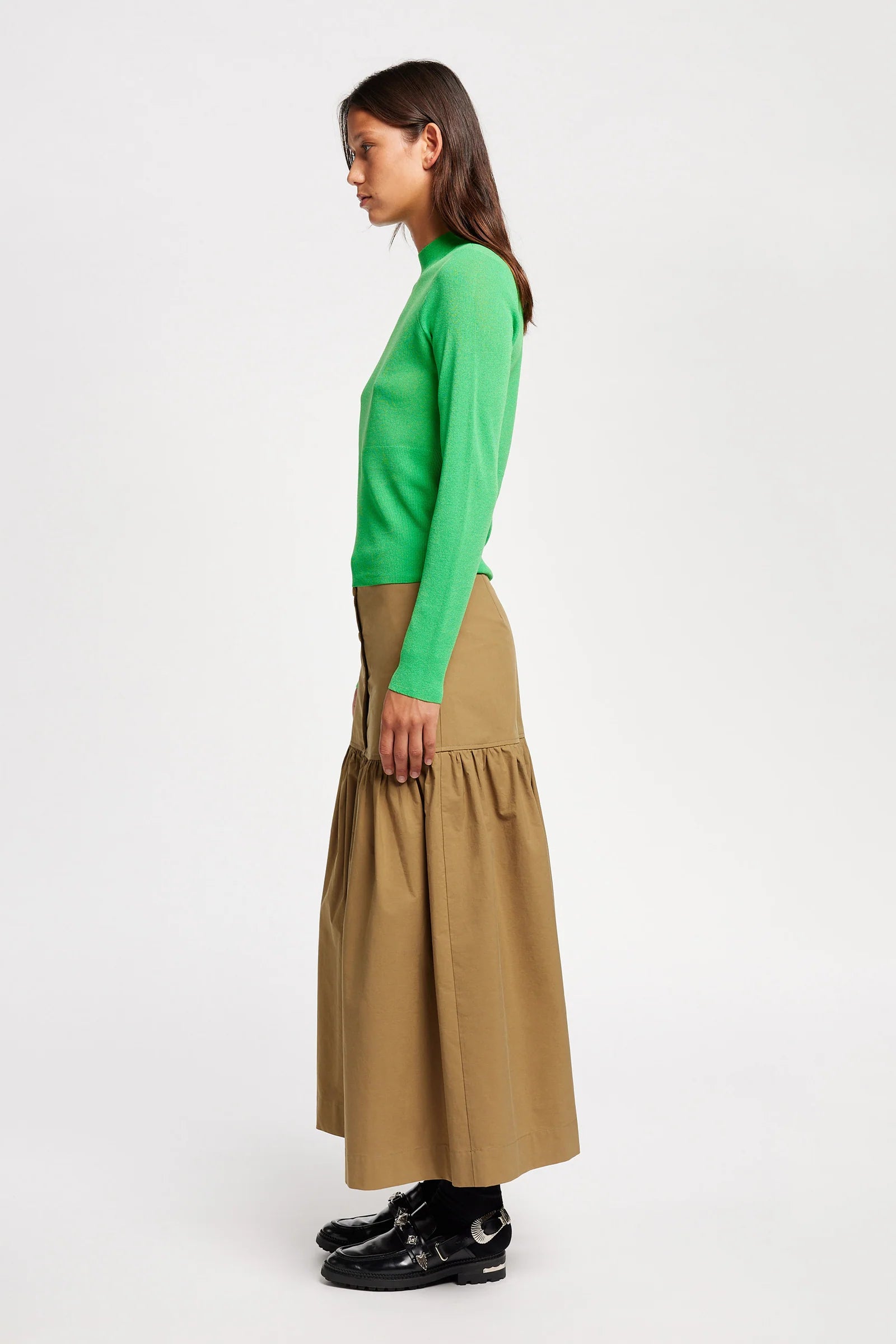 CLARITY SLIM CREW KNIT - VIVID