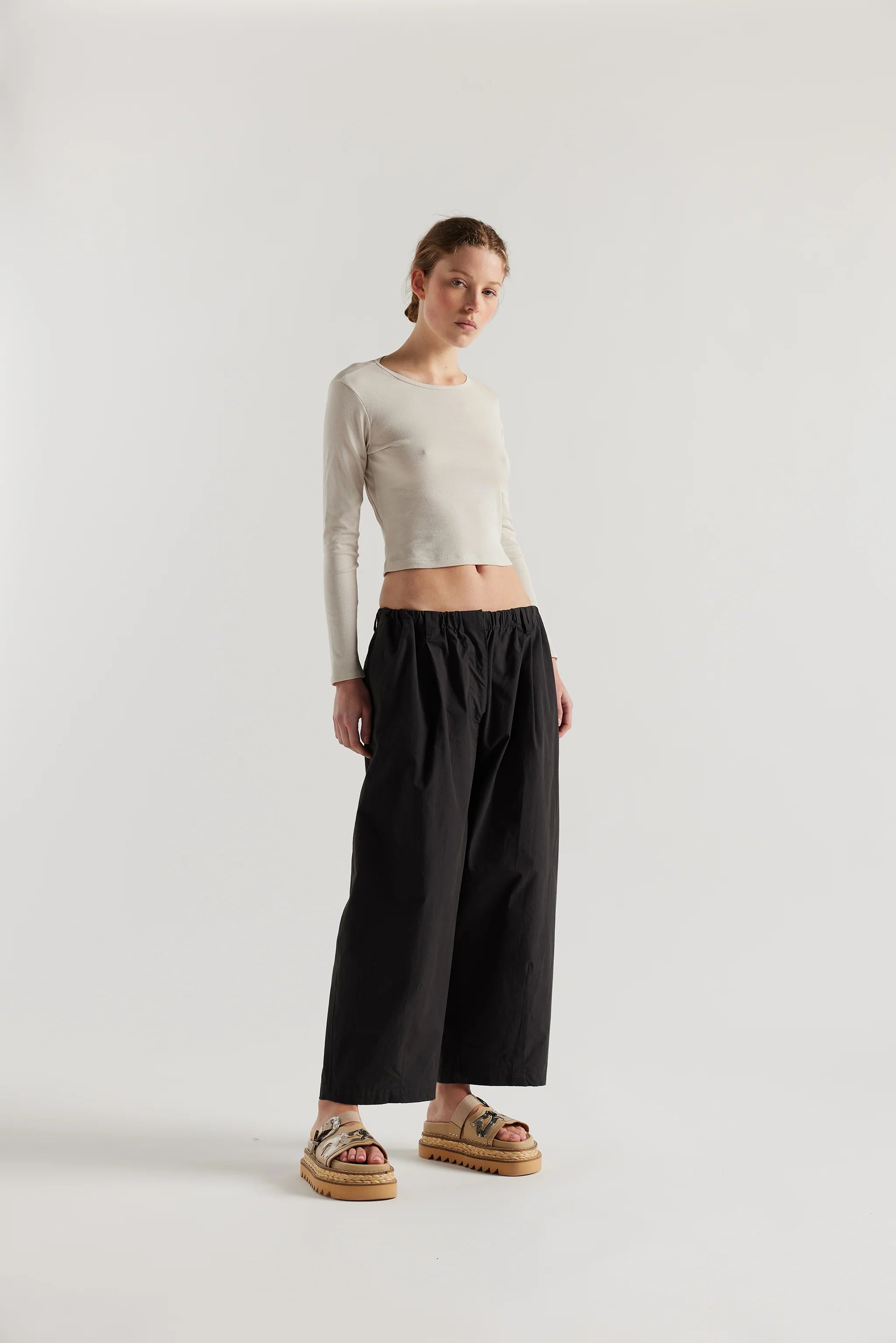 MIST BALLET TOP - BONE