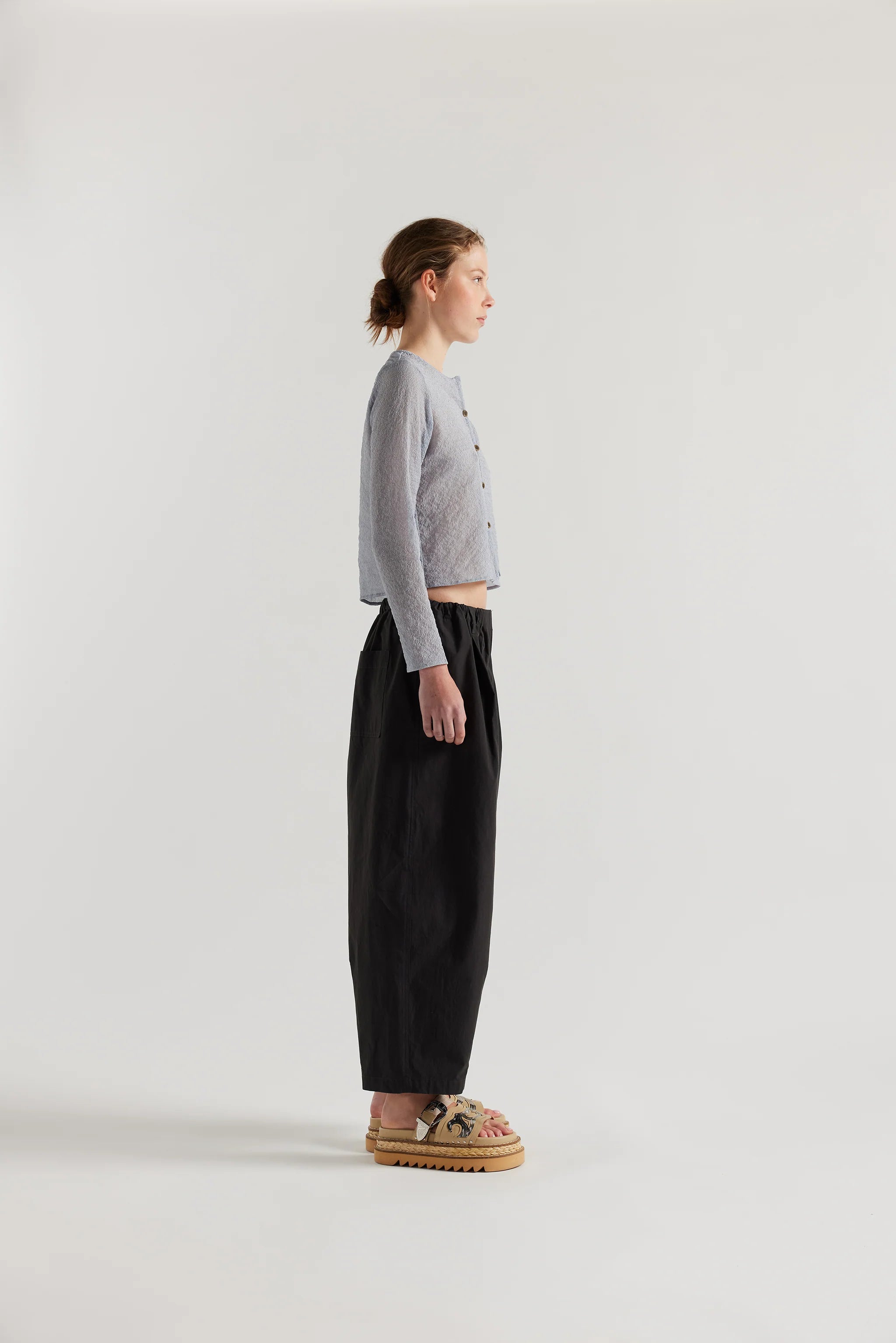 RISING LS SHIRT - PALE BLUE