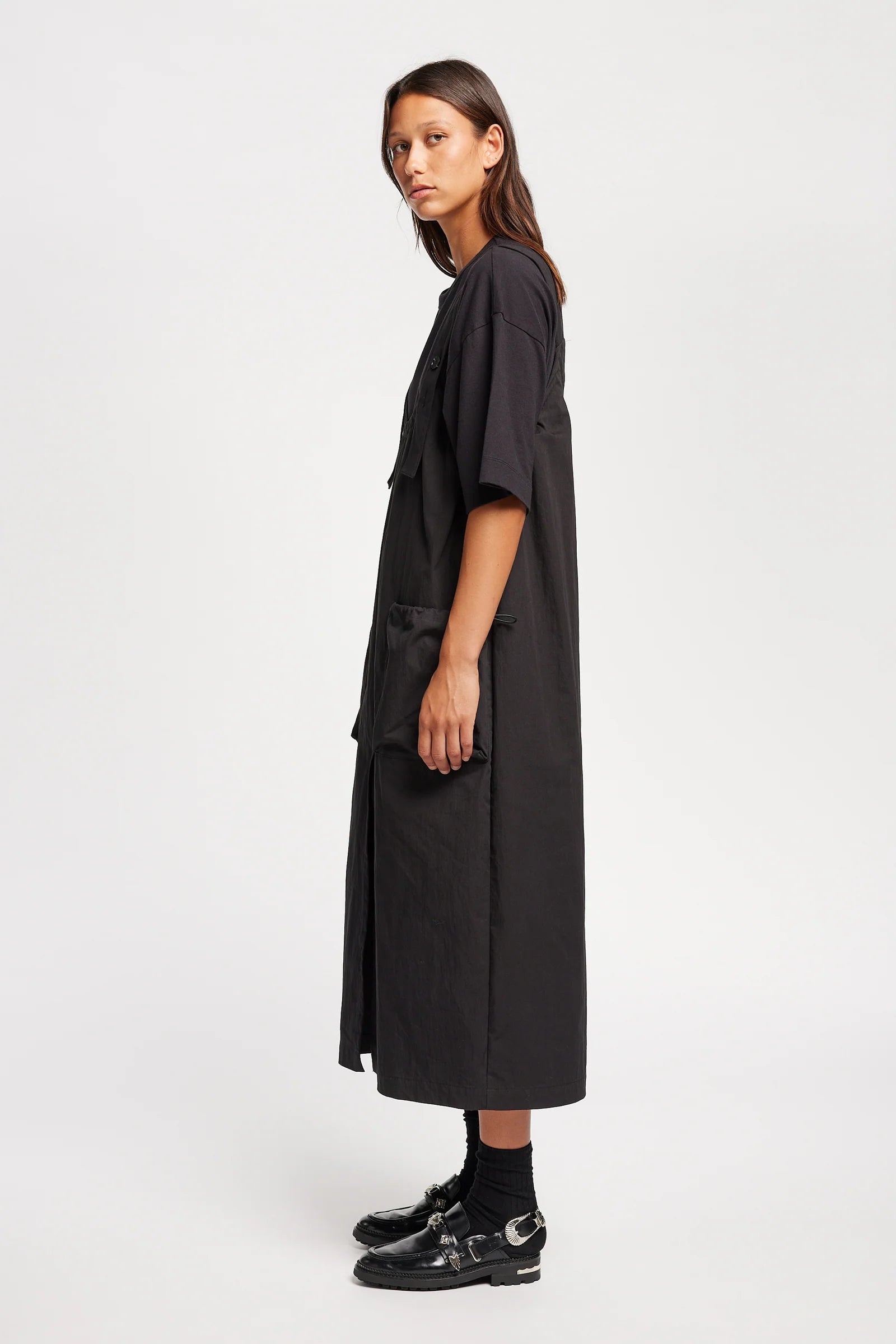 SHORELINE PINAFORE - BLACK