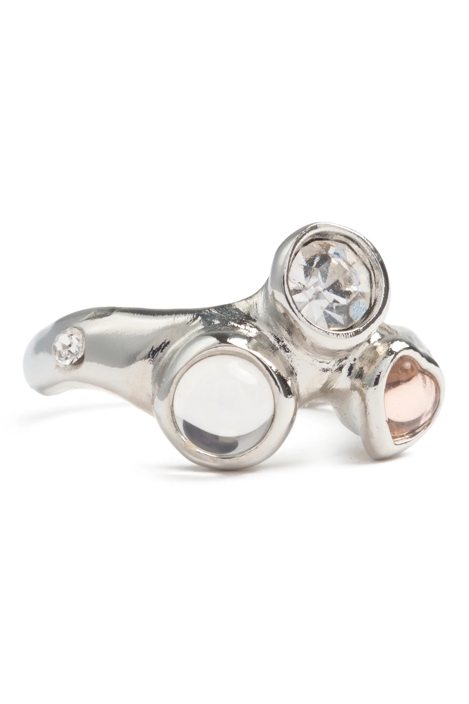 FLORENCE RING - SILVER CLEAR
