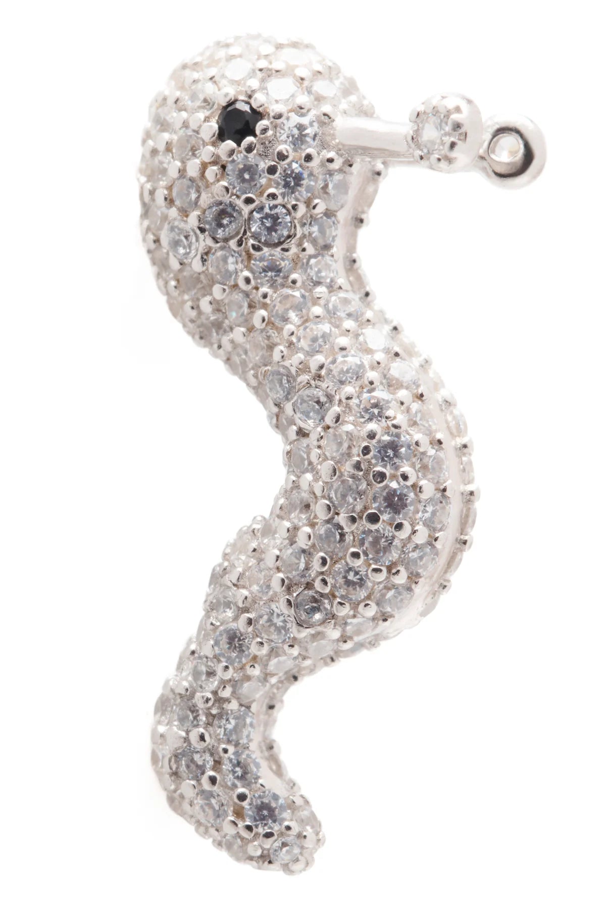 SLUG EARRINGS - CLEAR