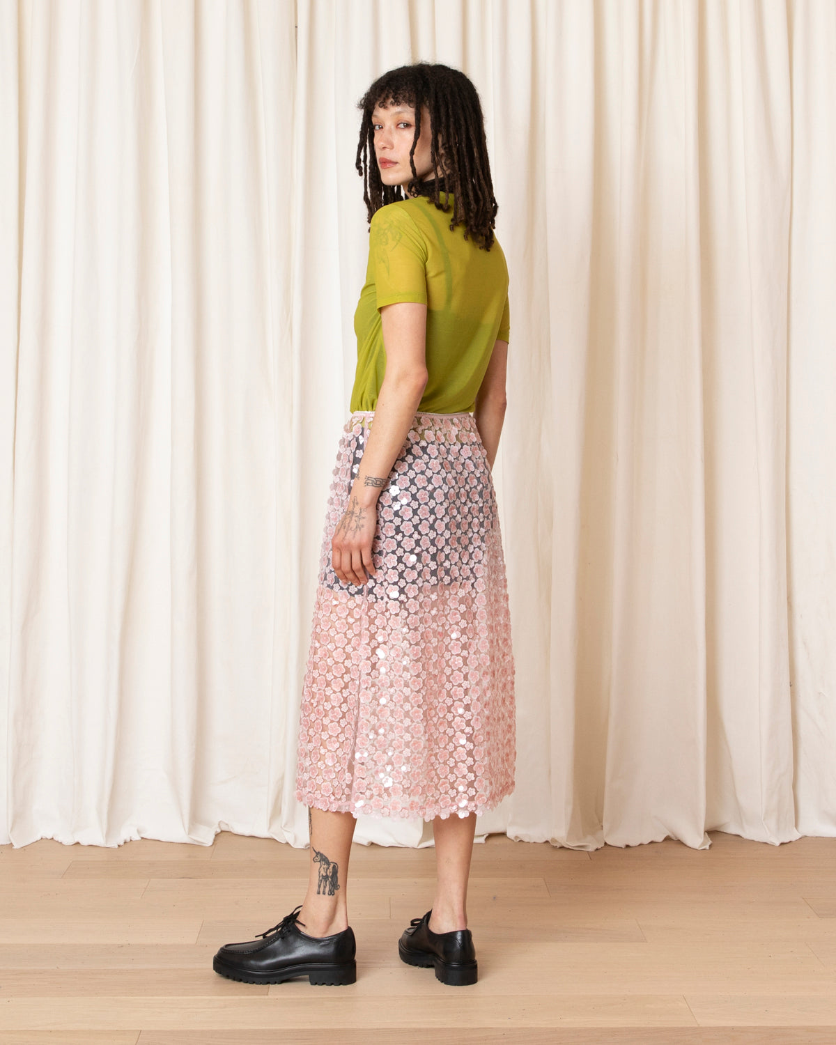 NEW MESH T-SHIRT - CHARTREUSE