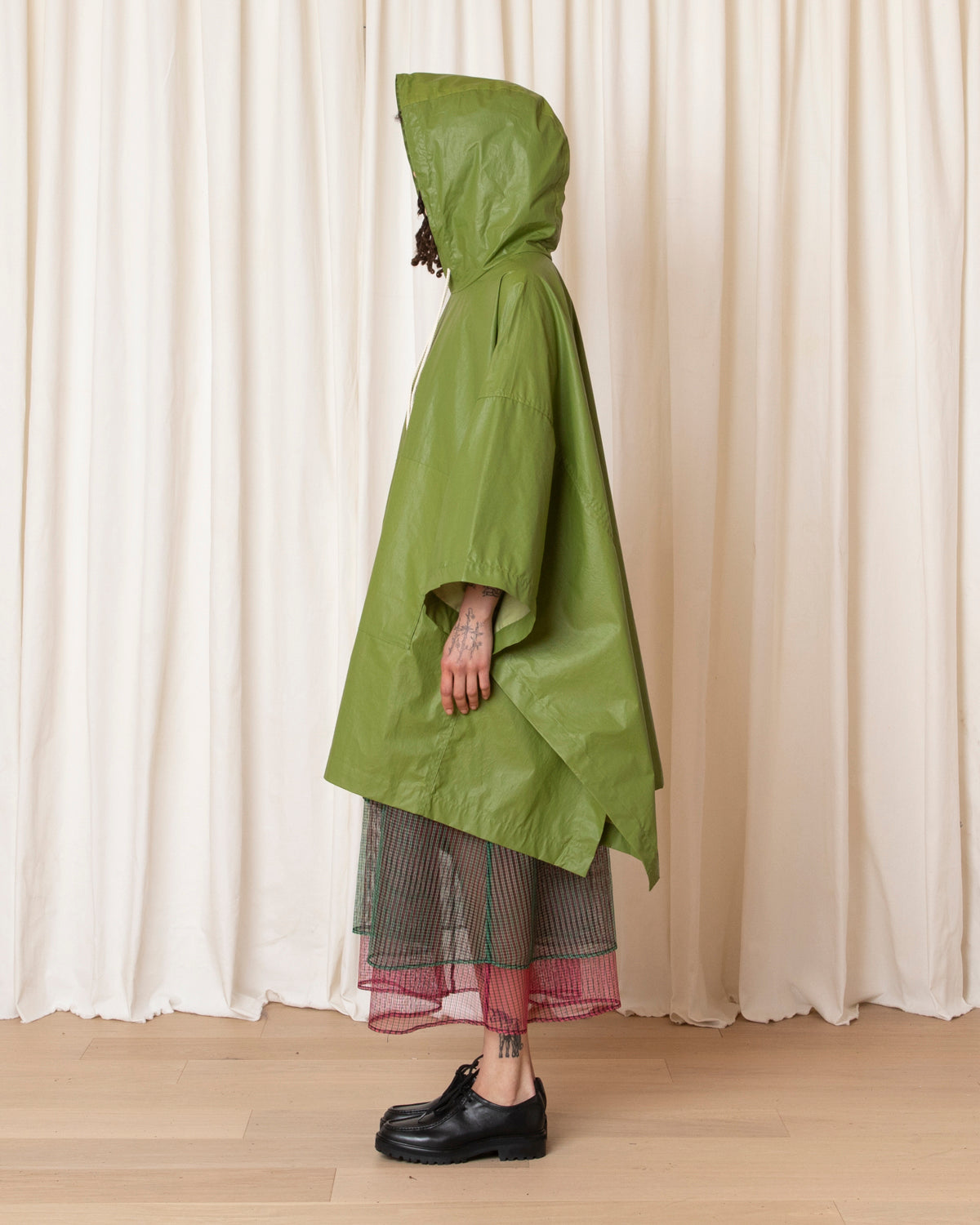 PONCHO - GRASS GREEN