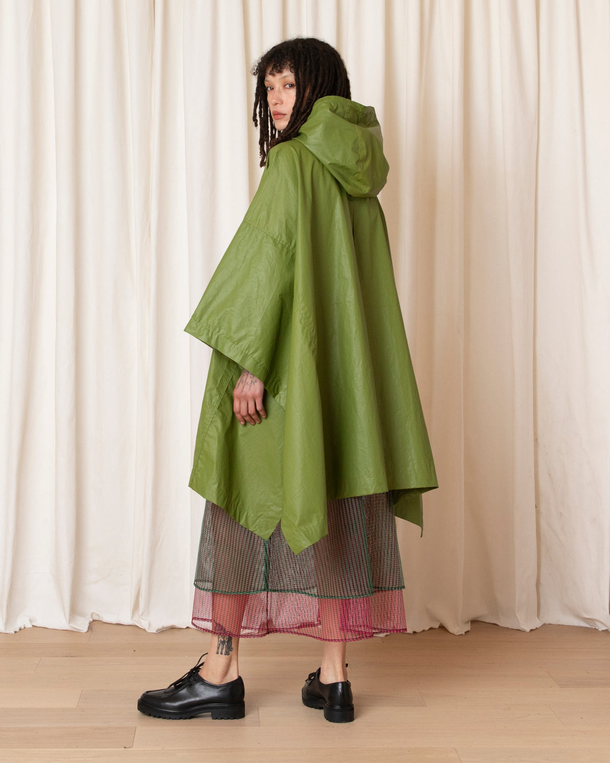 PONCHO - GRASS GREEN