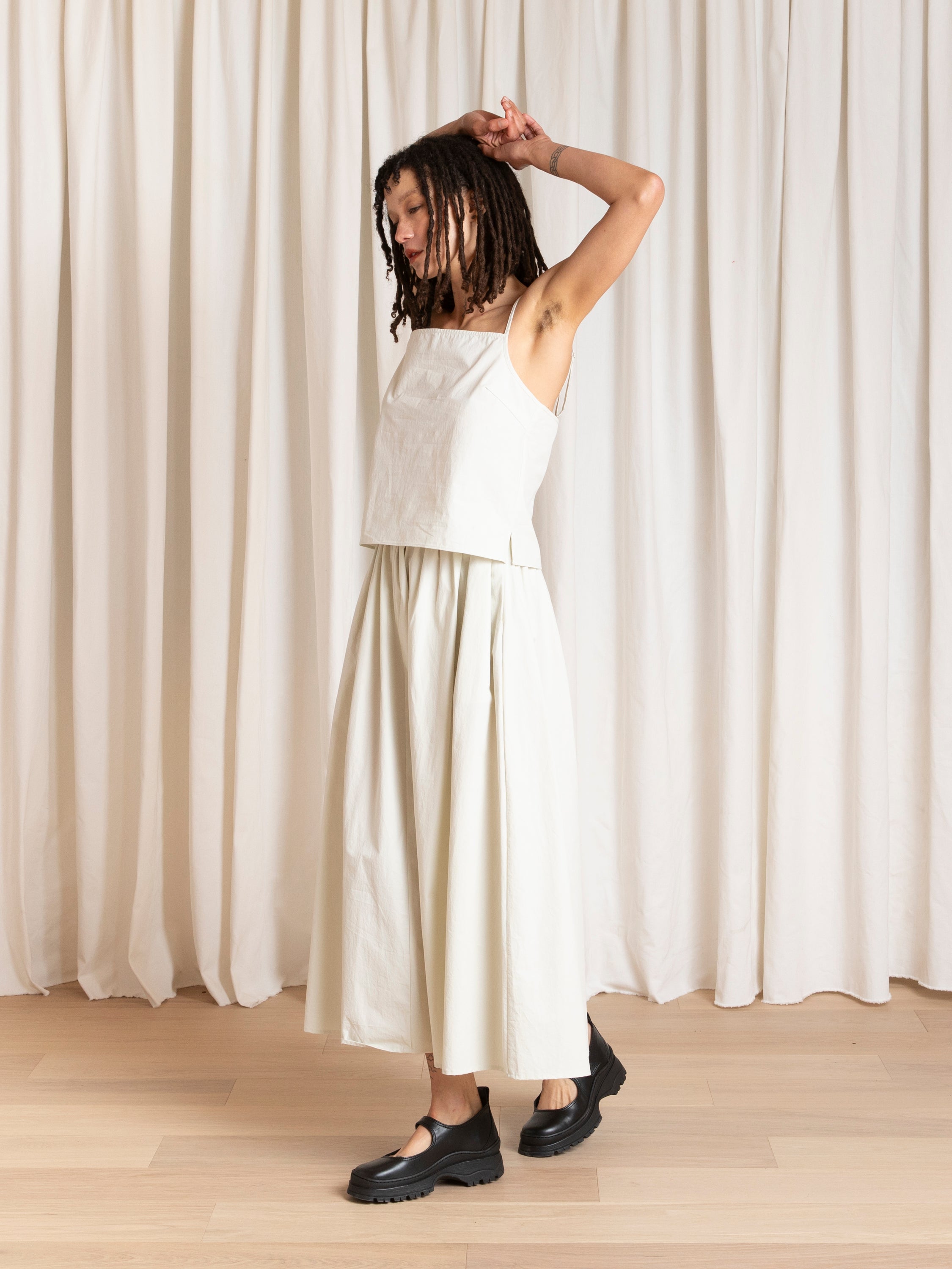 SLIP TOP - ECRU