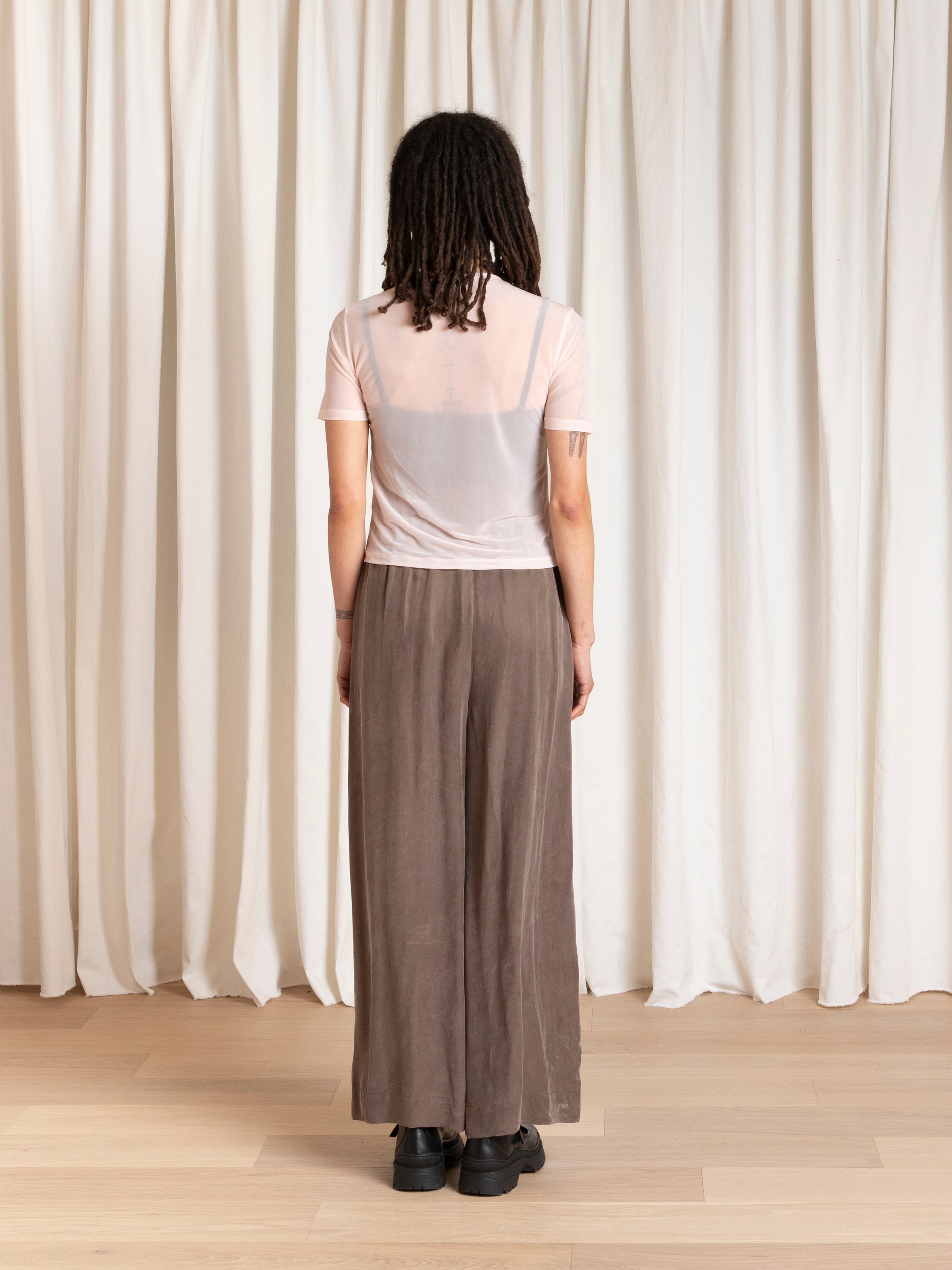 DRAWSTRING PANT - TAUPE