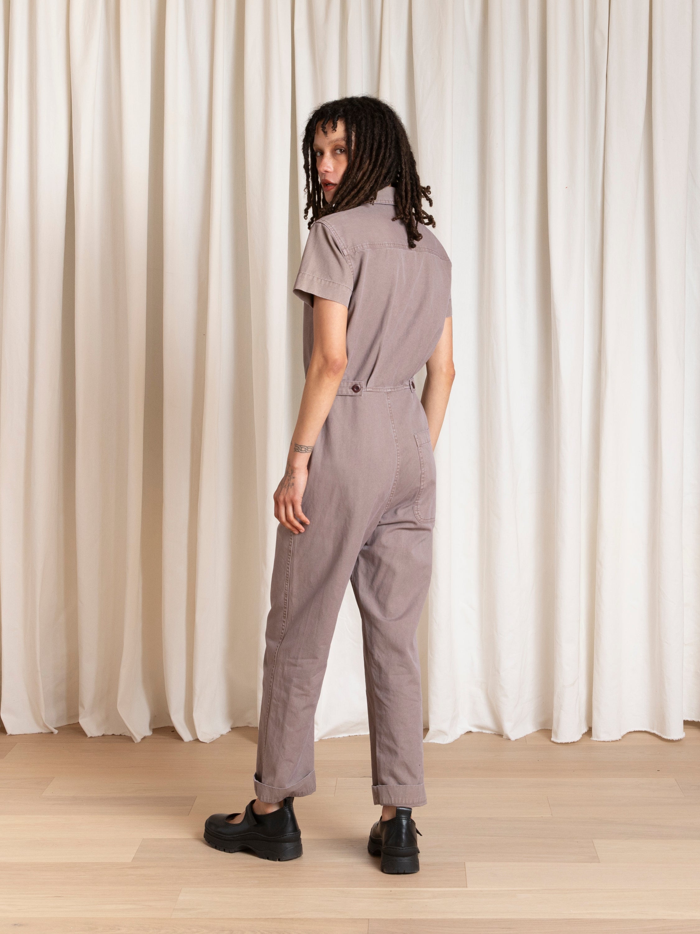 BOILER SUIT - MAUVE
