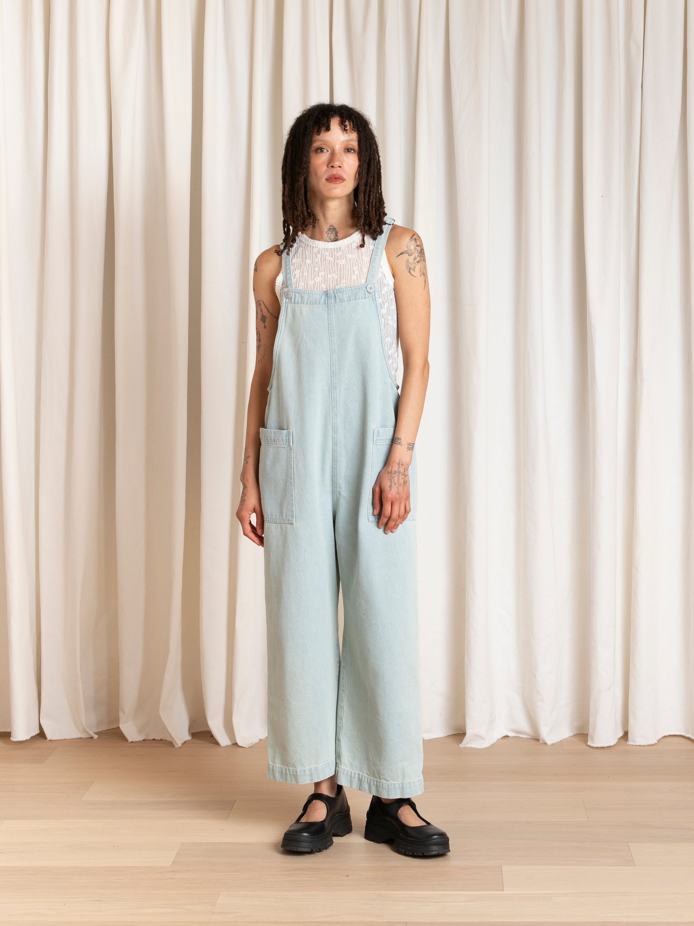 OVERALL JUMPER - LIGHT DENIM