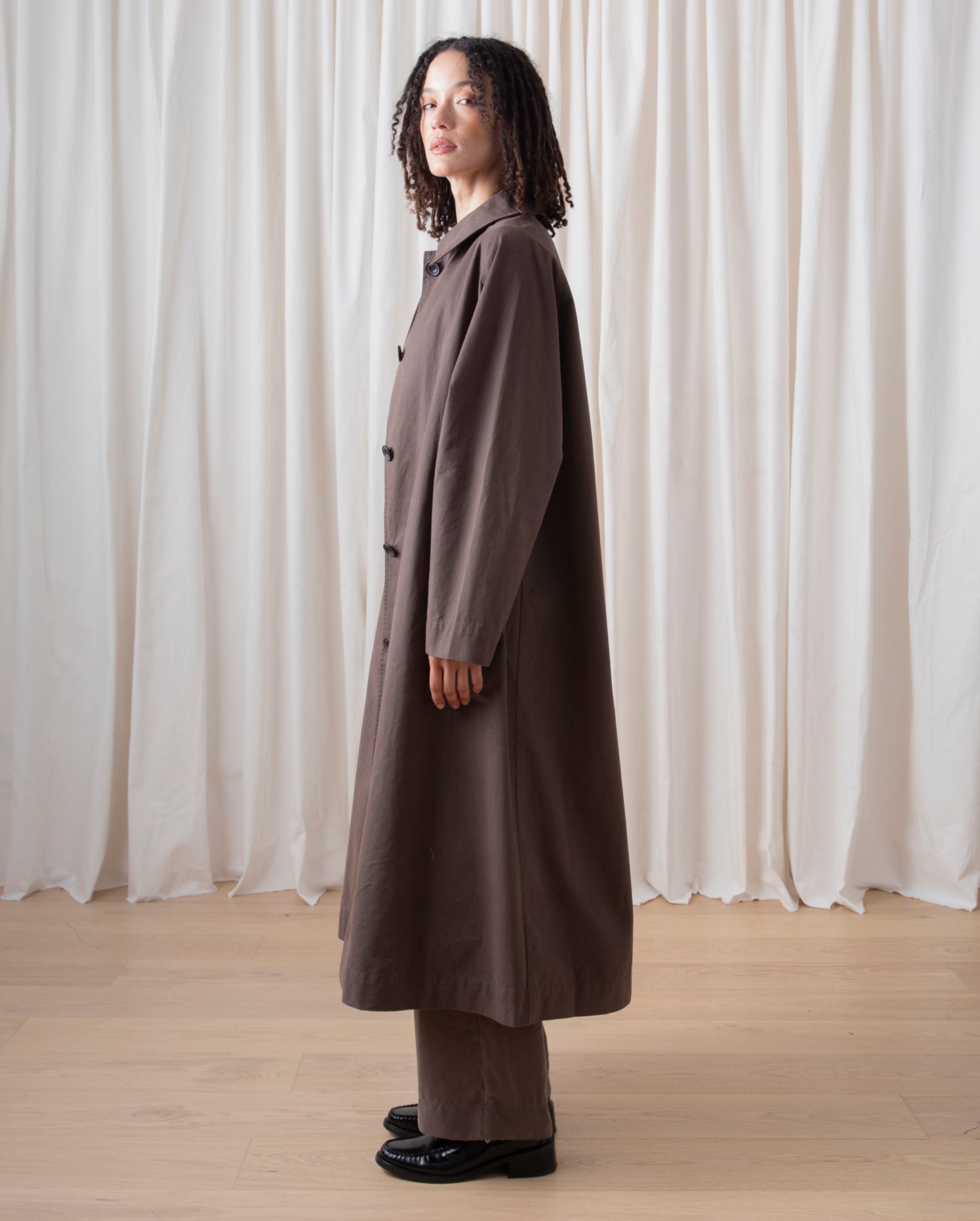 NEW TRENCH - DARK TAUPE