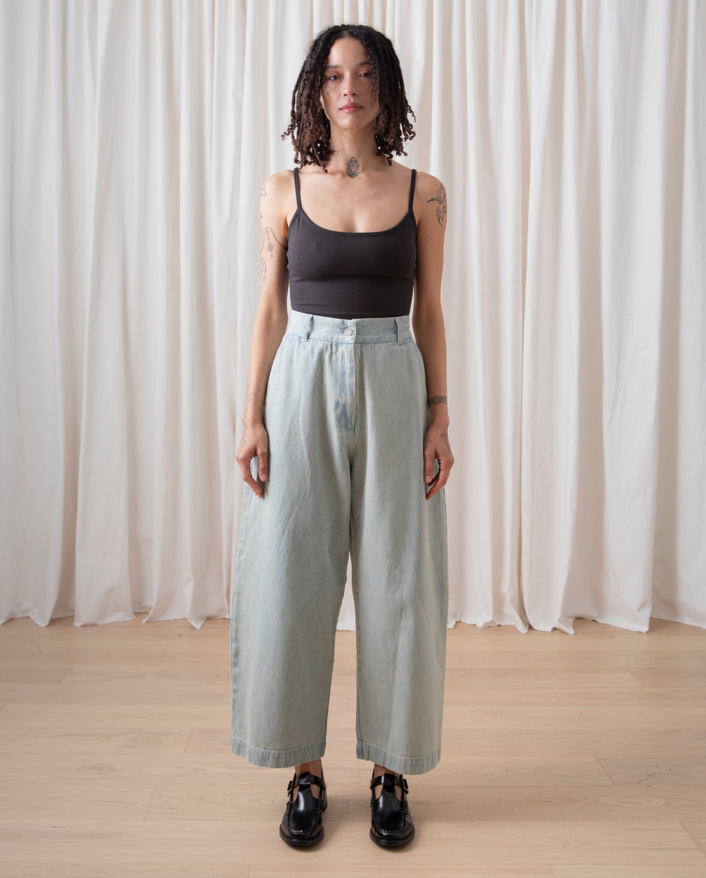 LOOSE BARREL PANT - LIGHT DENIM