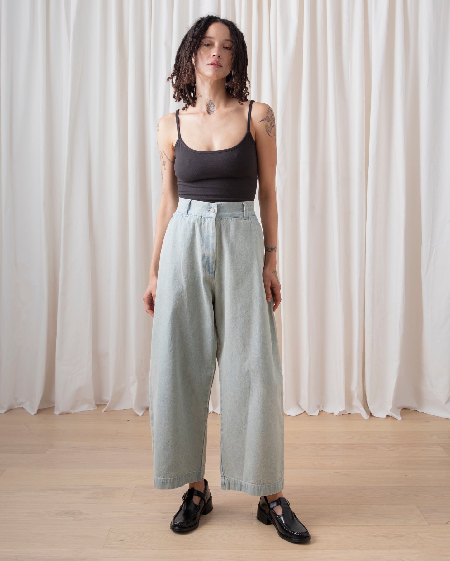 LOOSE BARREL PANT - LIGHT DENIM