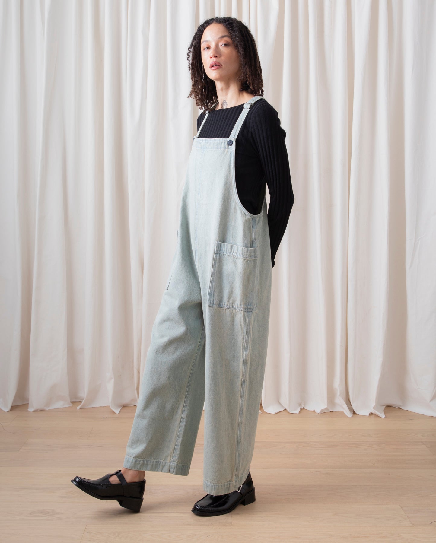 OVERALL JUMPER - LIGHT DENIM