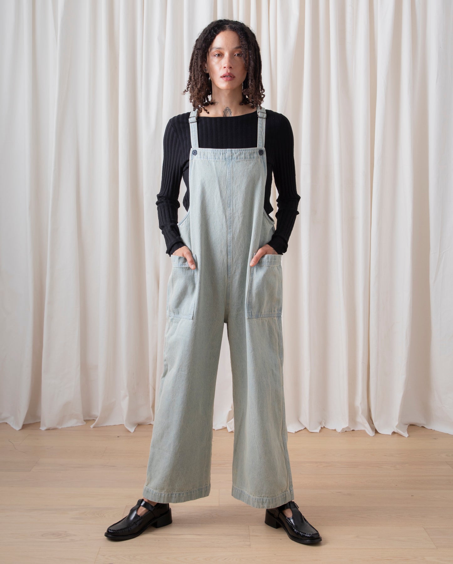 OVERALL JUMPER - LIGHT DENIM