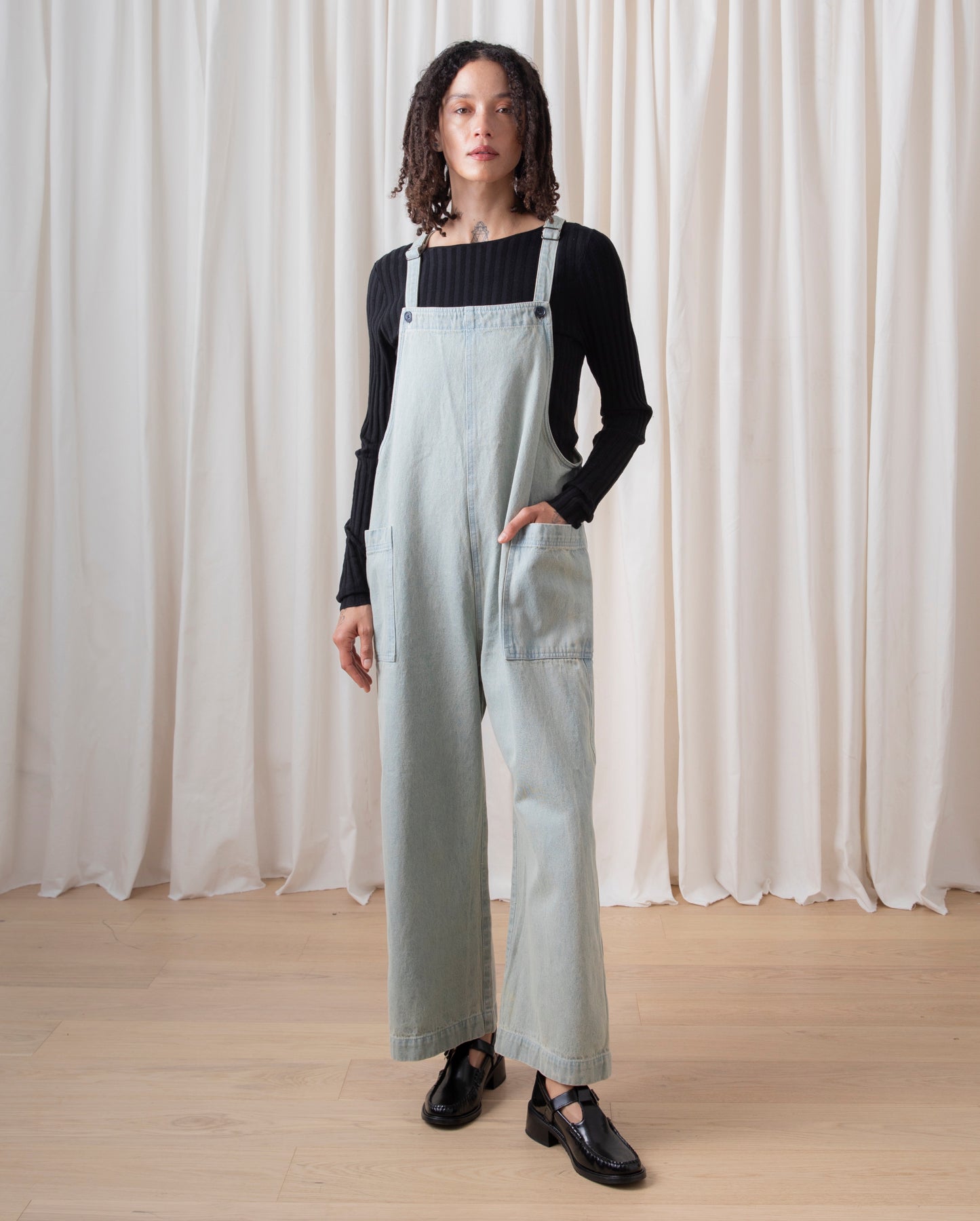 OVERALL JUMPER - LIGHT DENIM