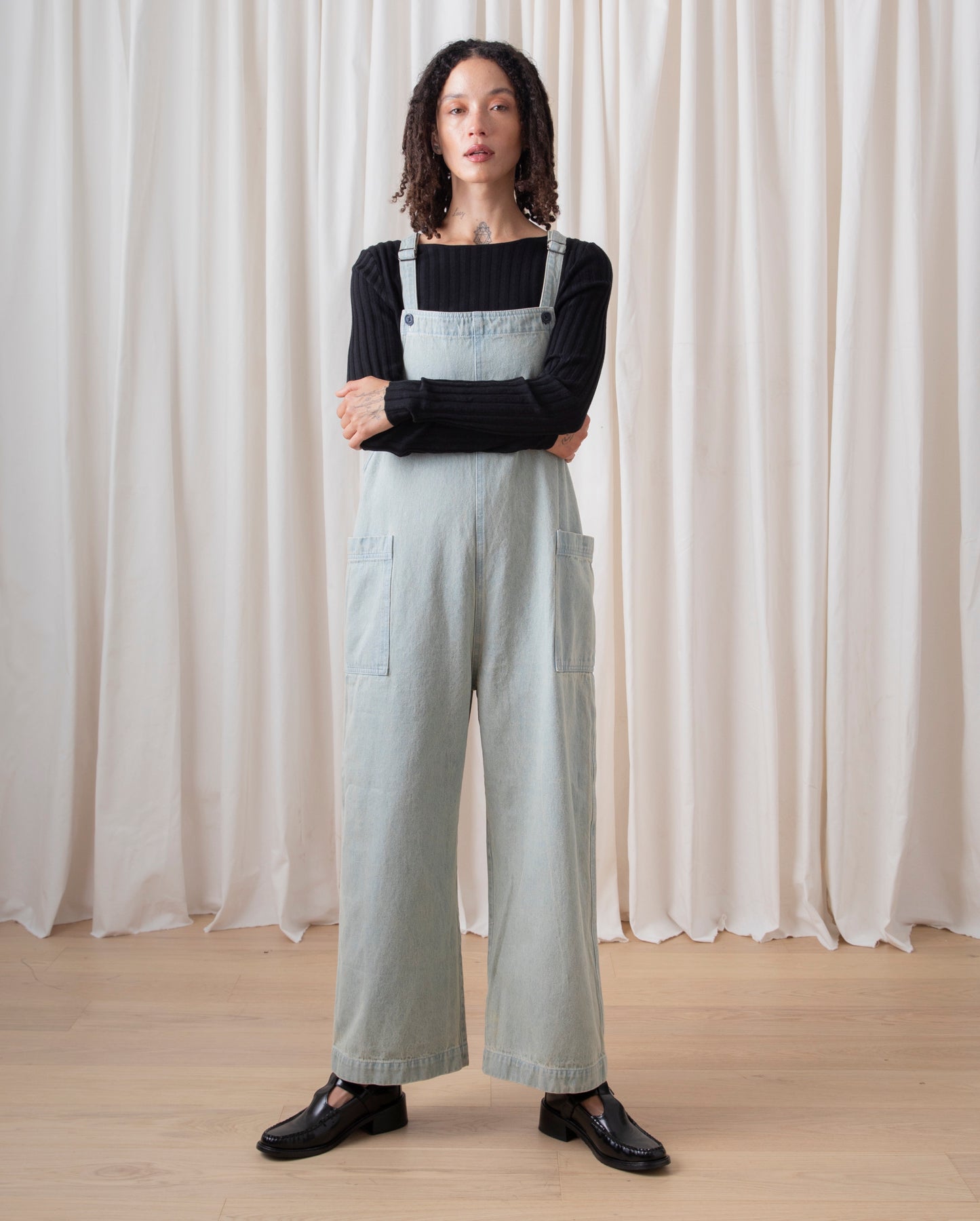 OVERALL JUMPER - LIGHT DENIM