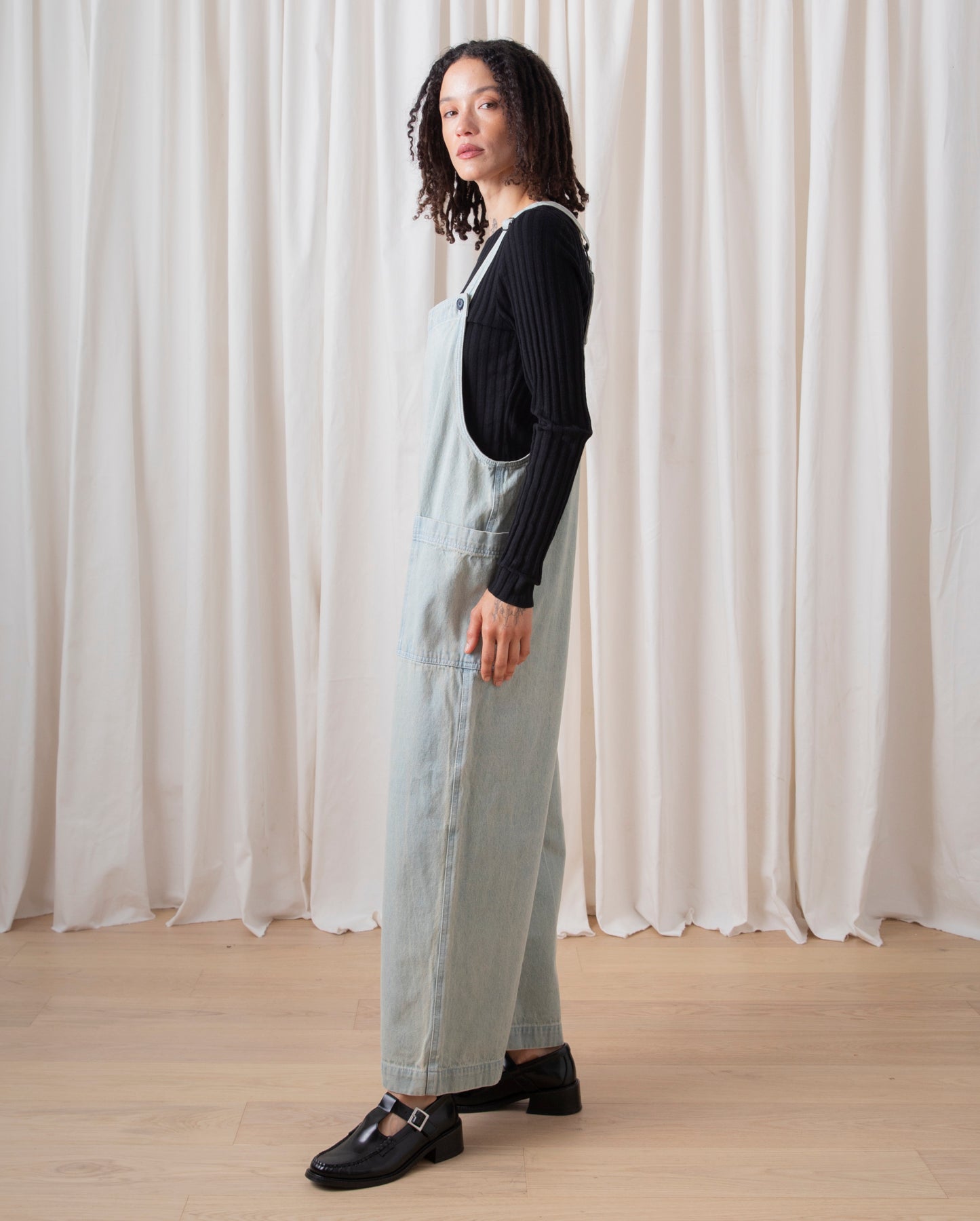 OVERALL JUMPER - LIGHT DENIM