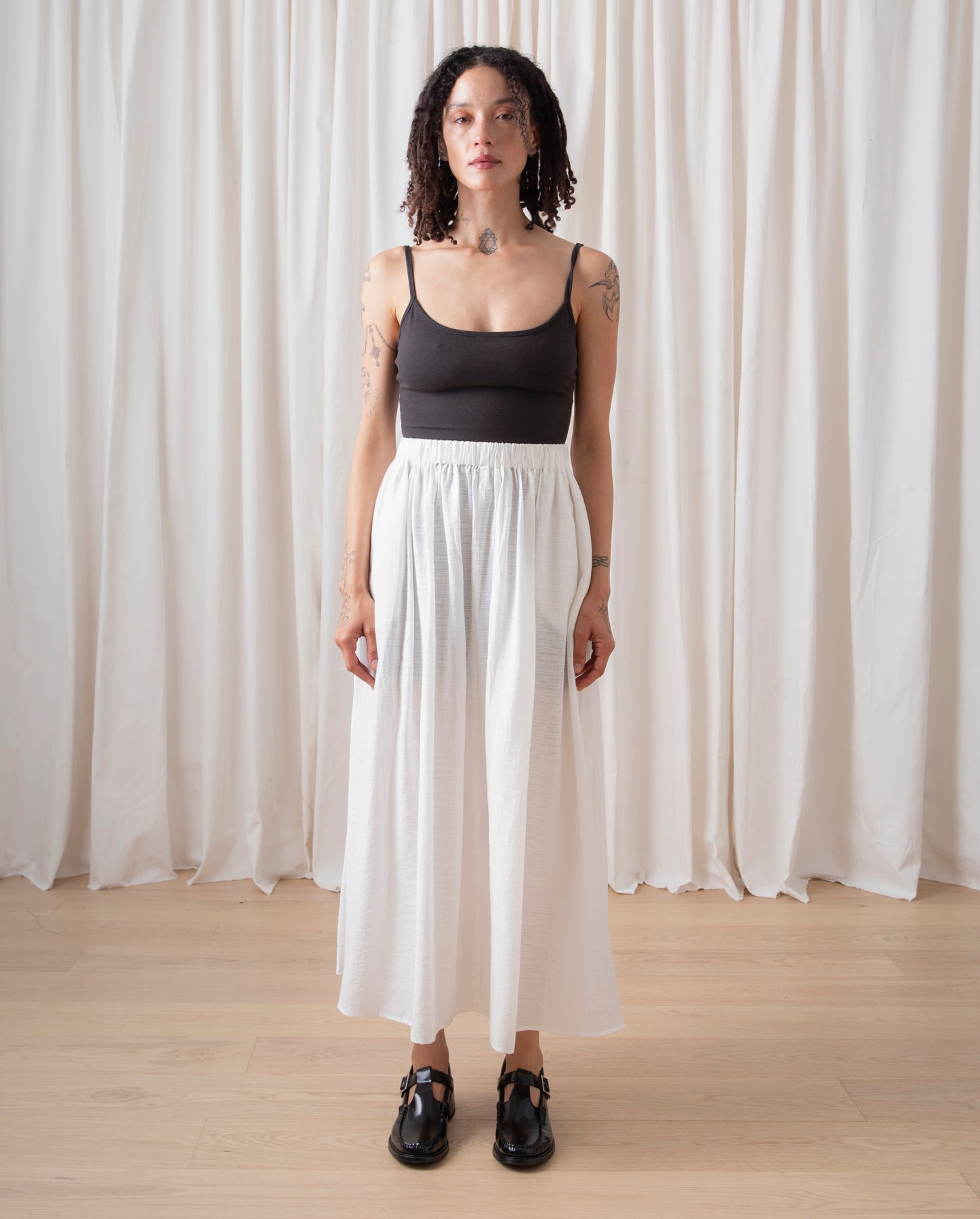 FULL SKIRT - BONE