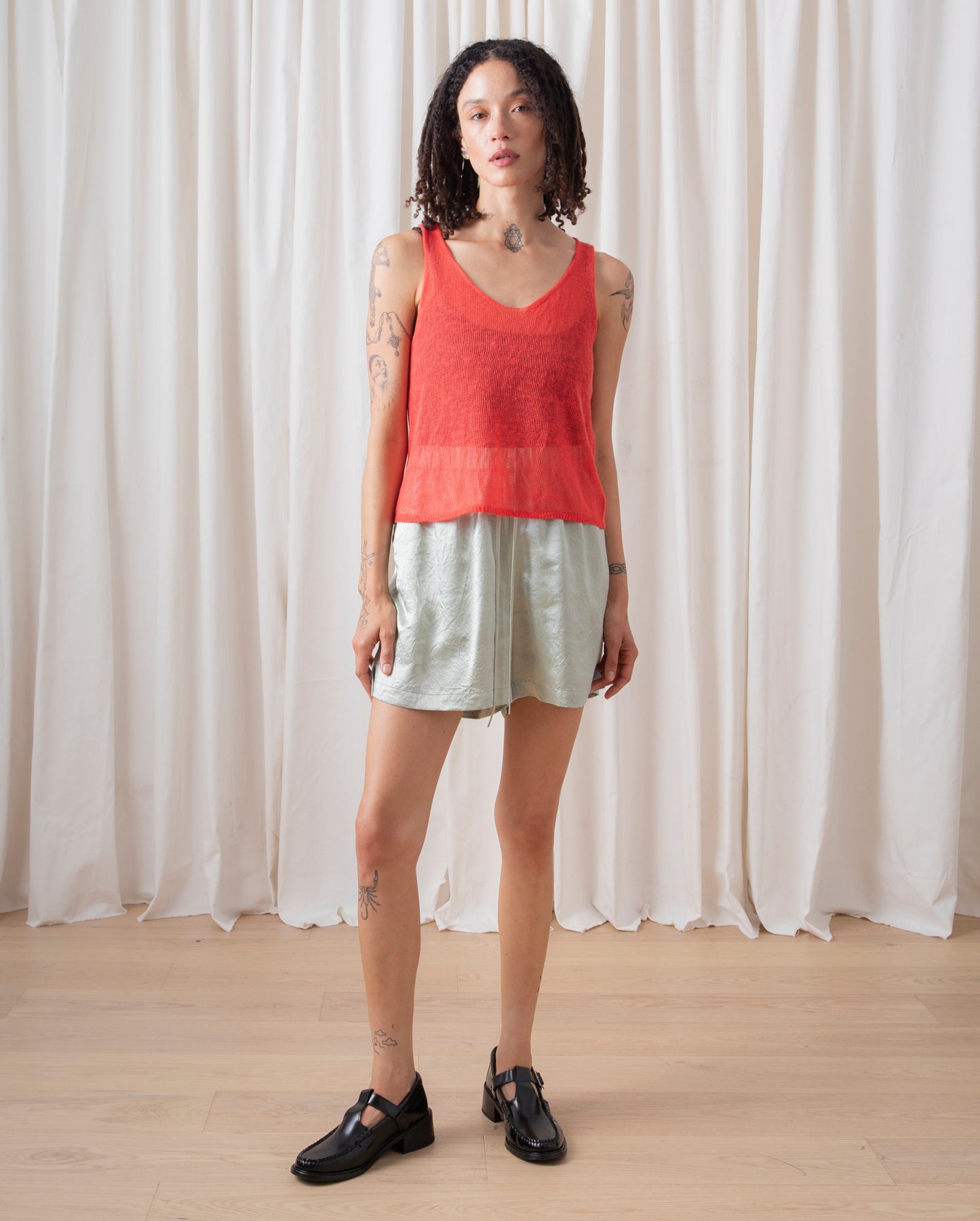 DRAWSTRING SHORTS - BLUE/NAVY STRIPE