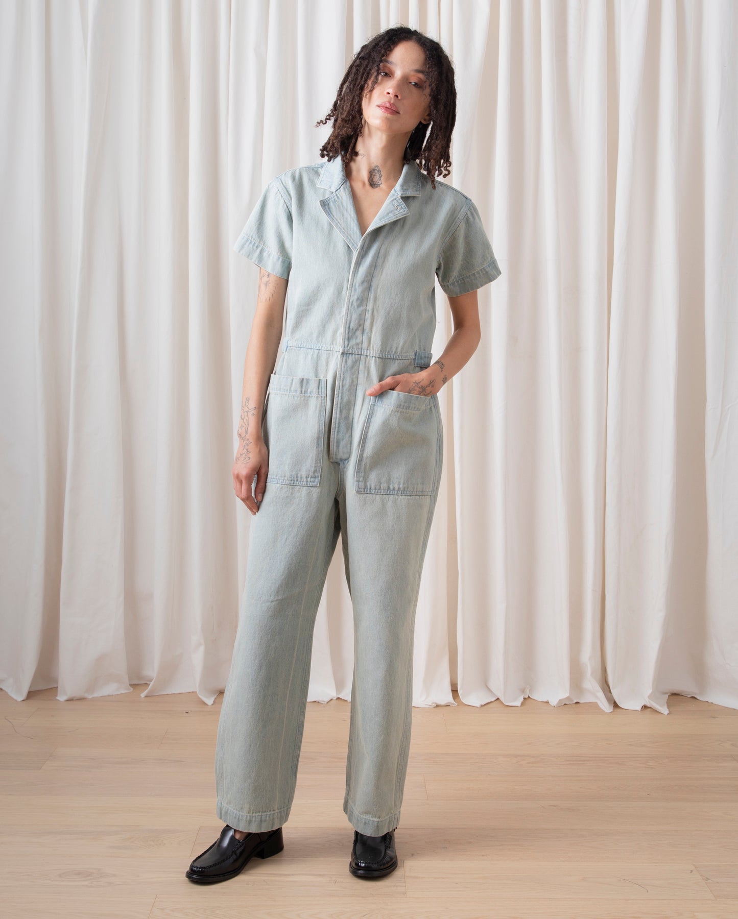 BOILER SUIT - LIGHT DENIM