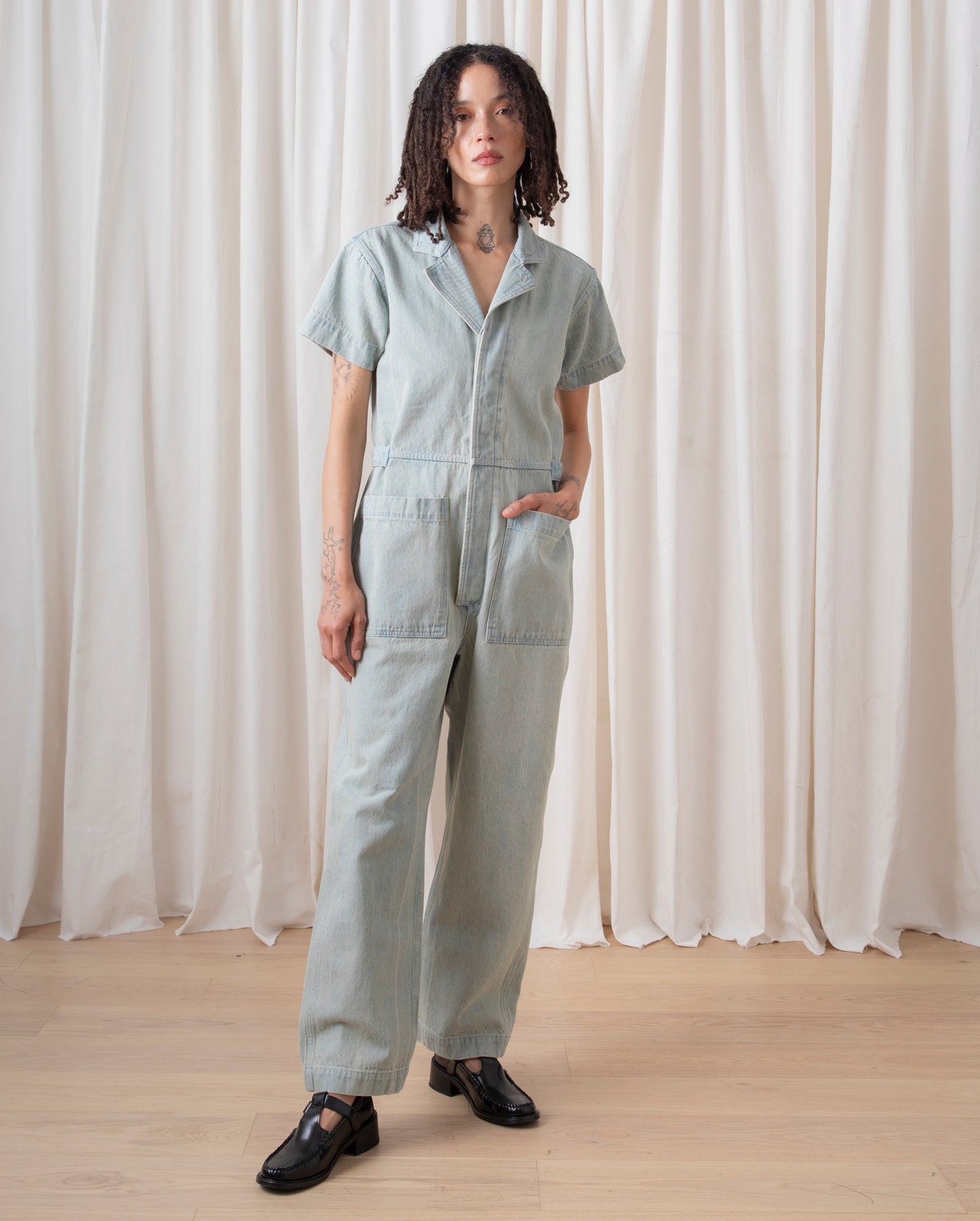 BOILER SUIT - LIGHT DENIM