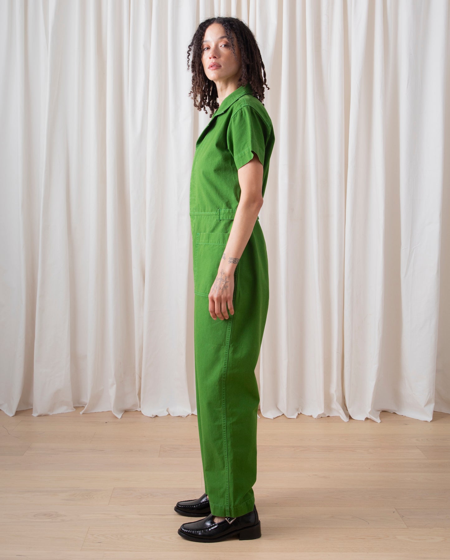 BOILER SUIT - GRASS GREEN