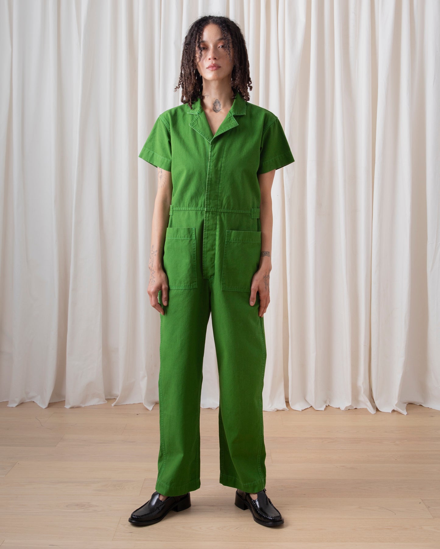 BOILER SUIT - GRASS GREEN