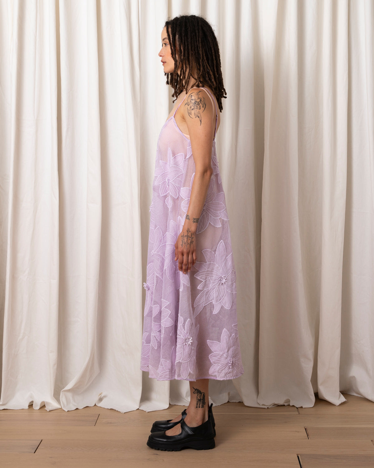 SAMPLE - FULL HEM DRESS- OLIVE PLAID