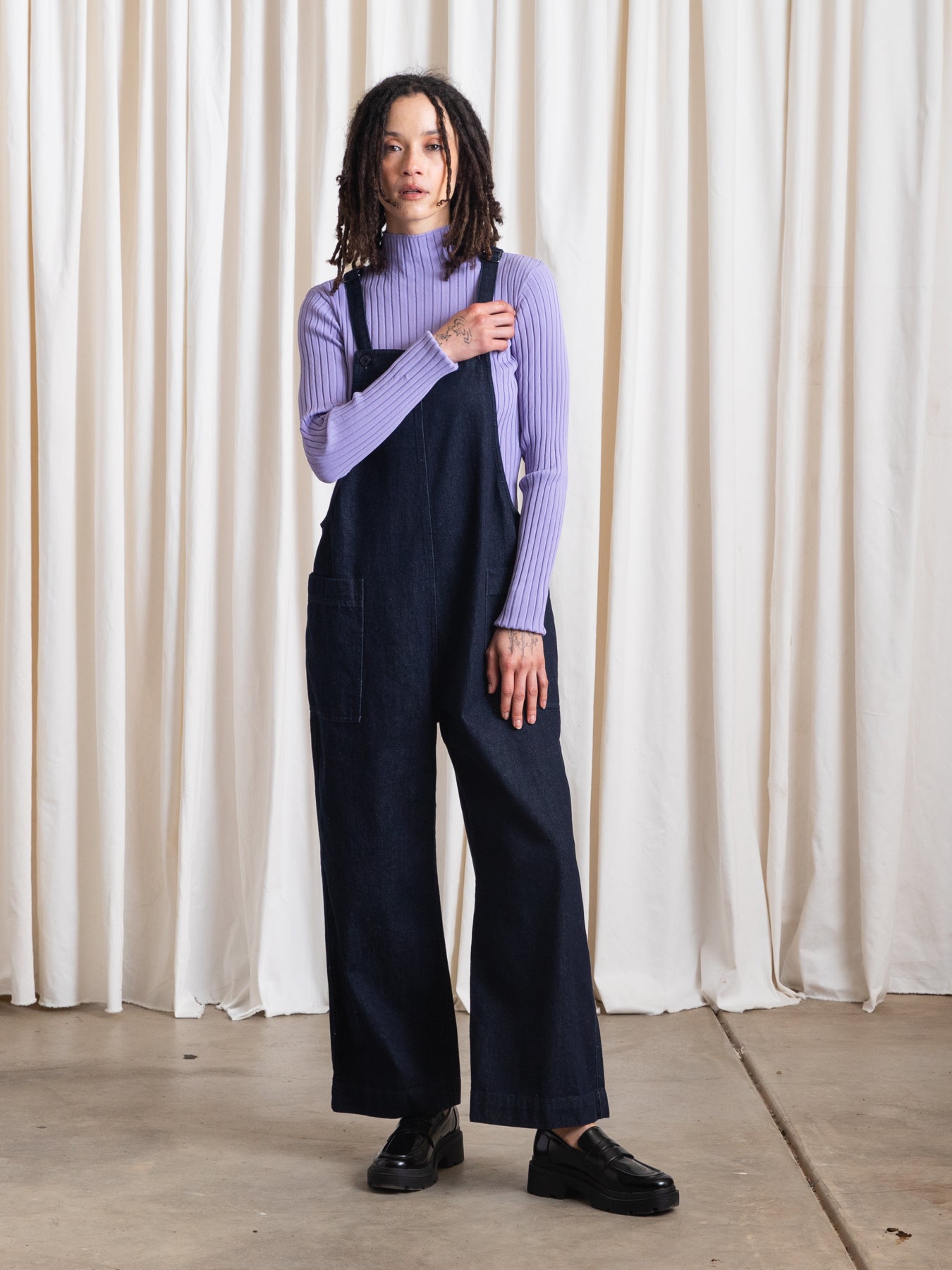 OVERALL JUMPER - DARK DENIM