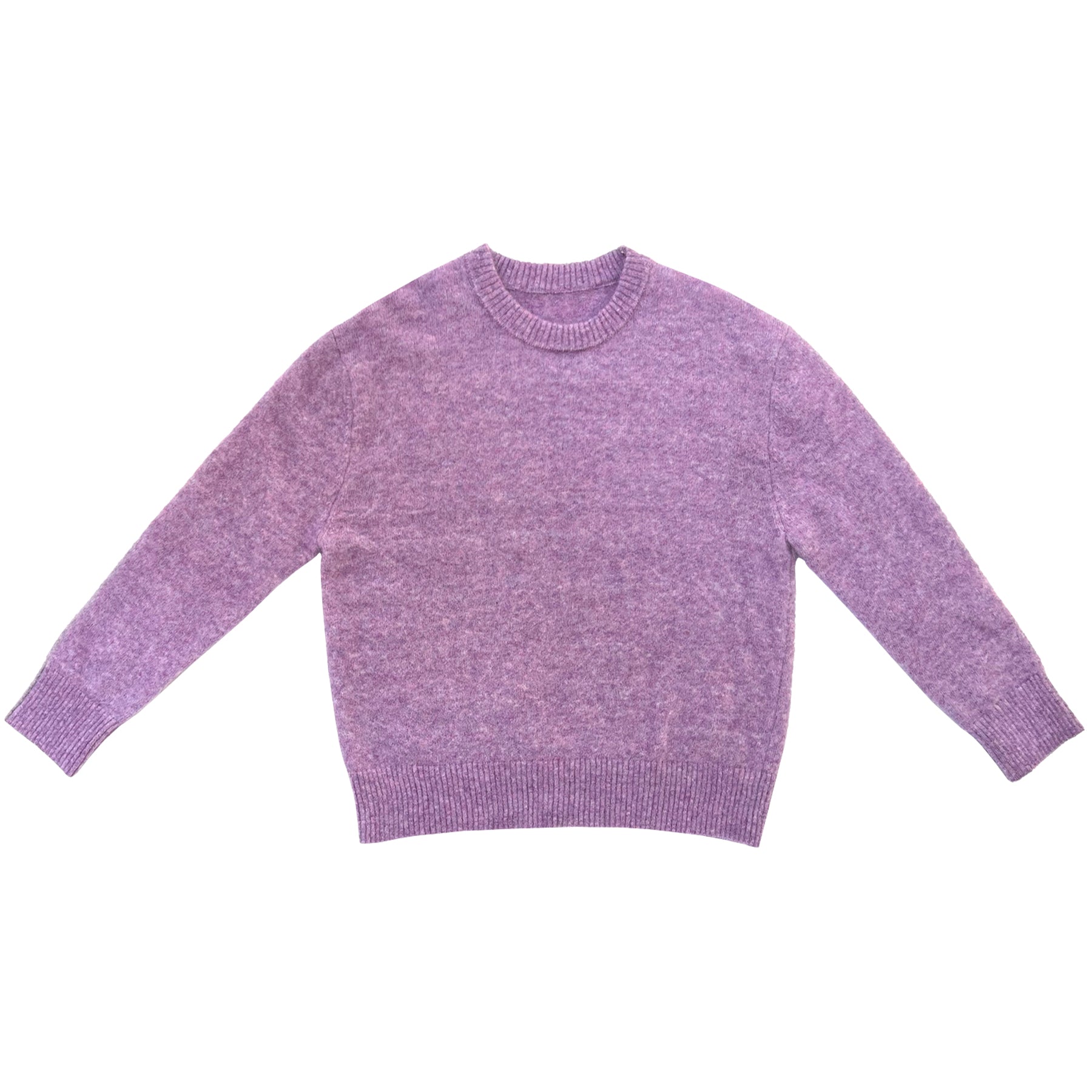 OVERSIZED MOHAIR PULLOVER -LILAC