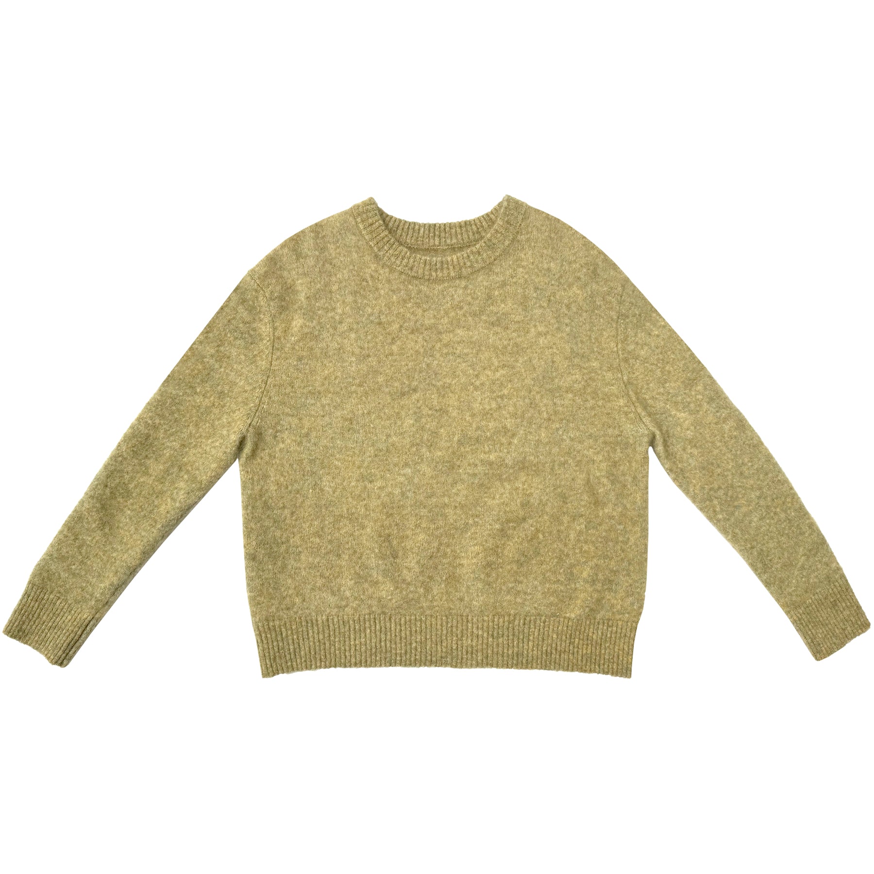 OVERSIZED MOHAIR PULLOVER - OCHRE