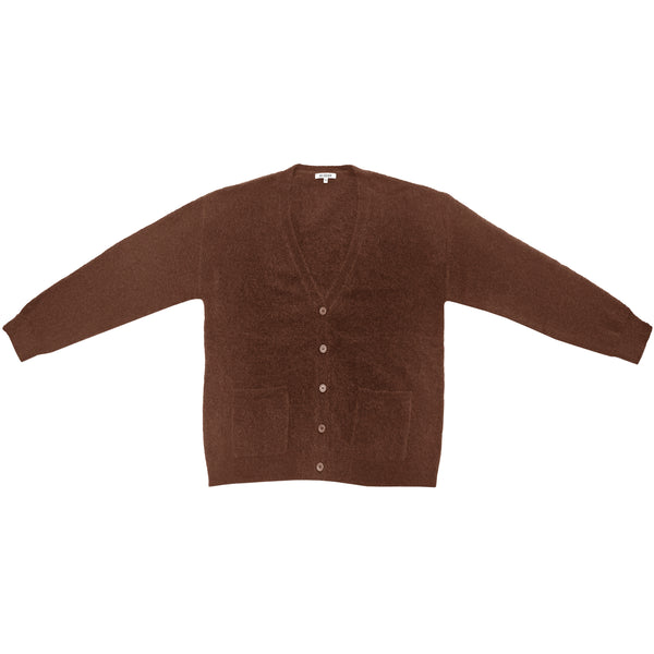 OVERSIZED MOHAIR CARDIGAN - COPPER