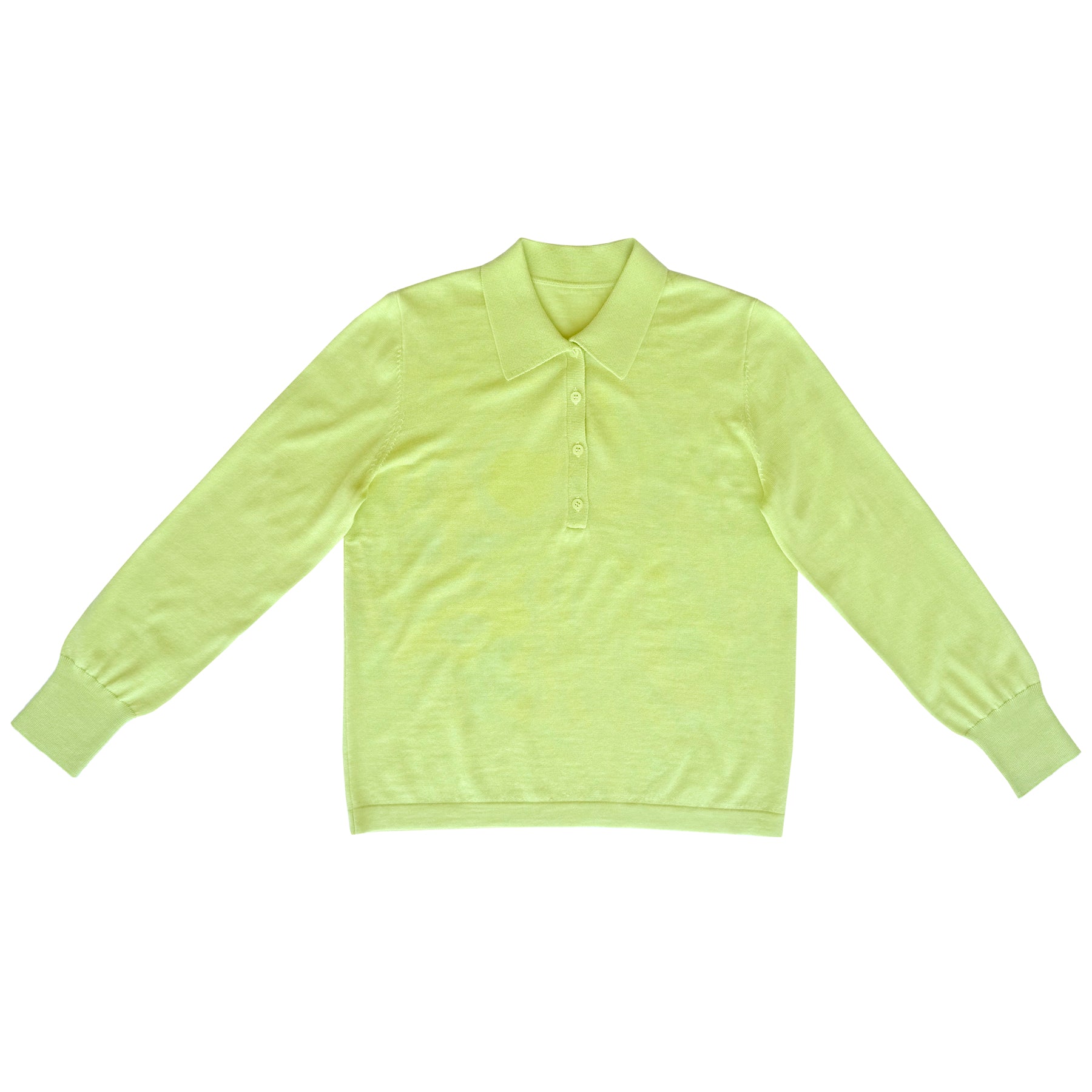 NEW POLO PULLOVER - LIGHT HIGHLIGHTER