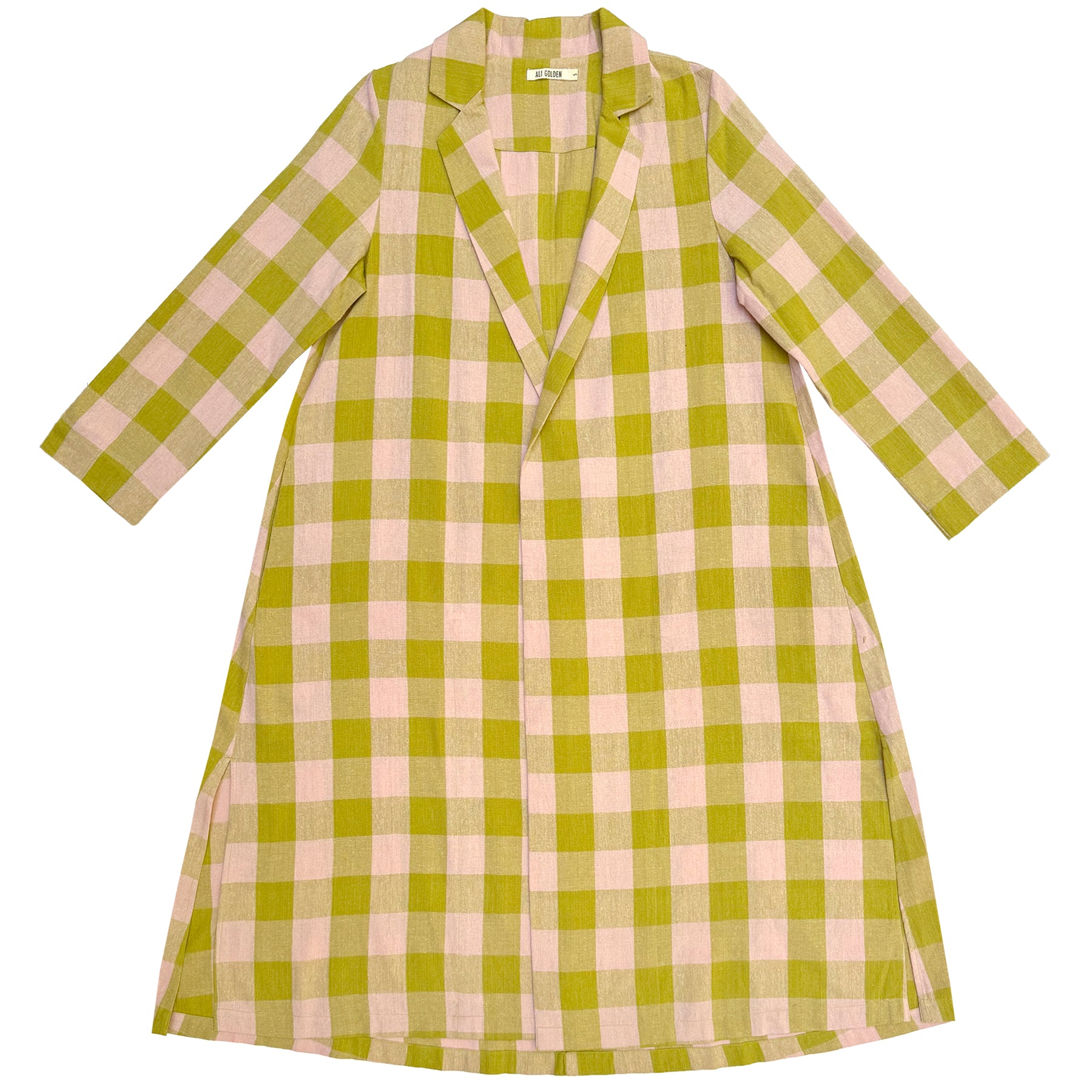 NOTCH JACKET - CHARTREUSE/PINK