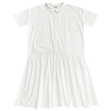 COLLARED DRESS - BONE