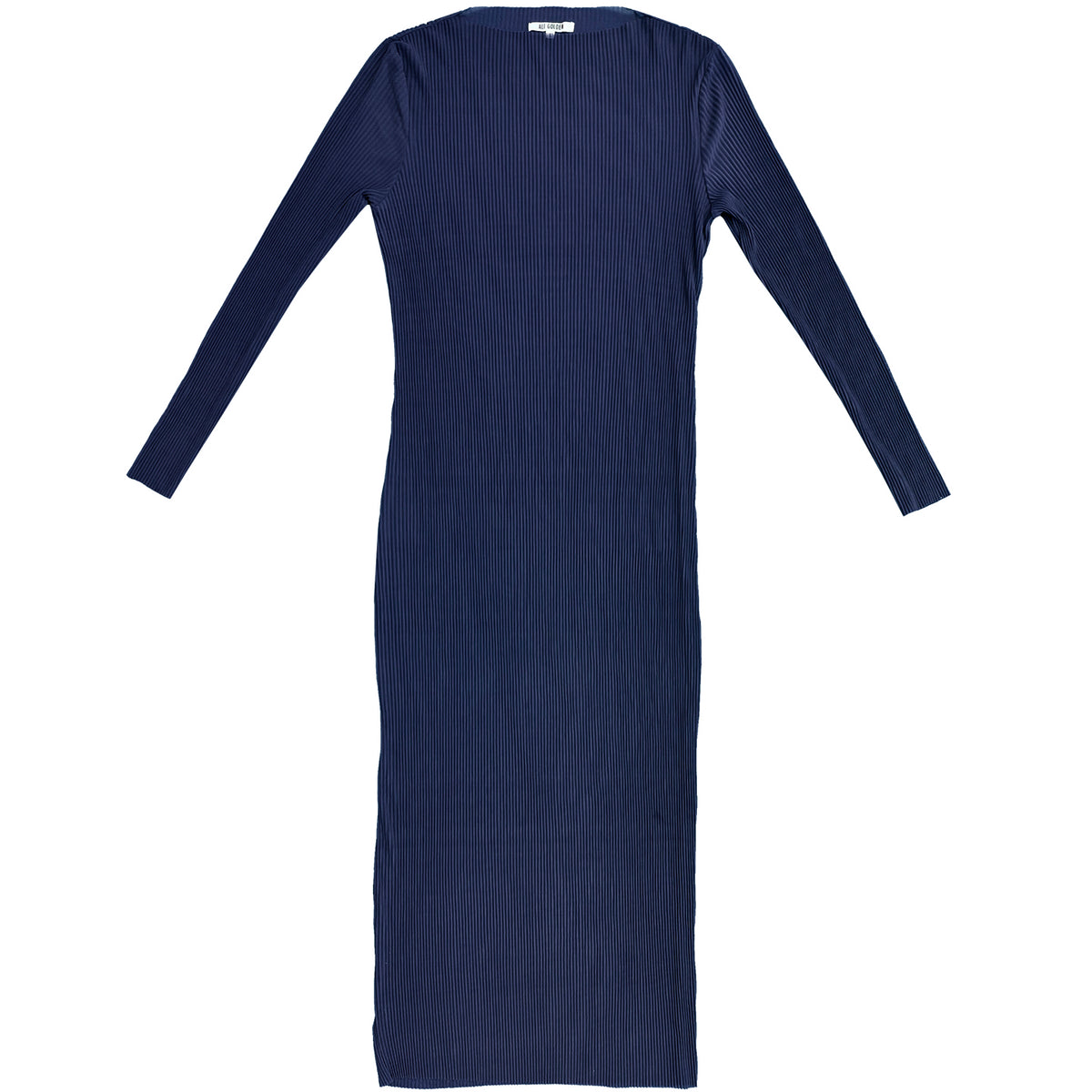 alo mesh dress PLEATED MESH DRESS