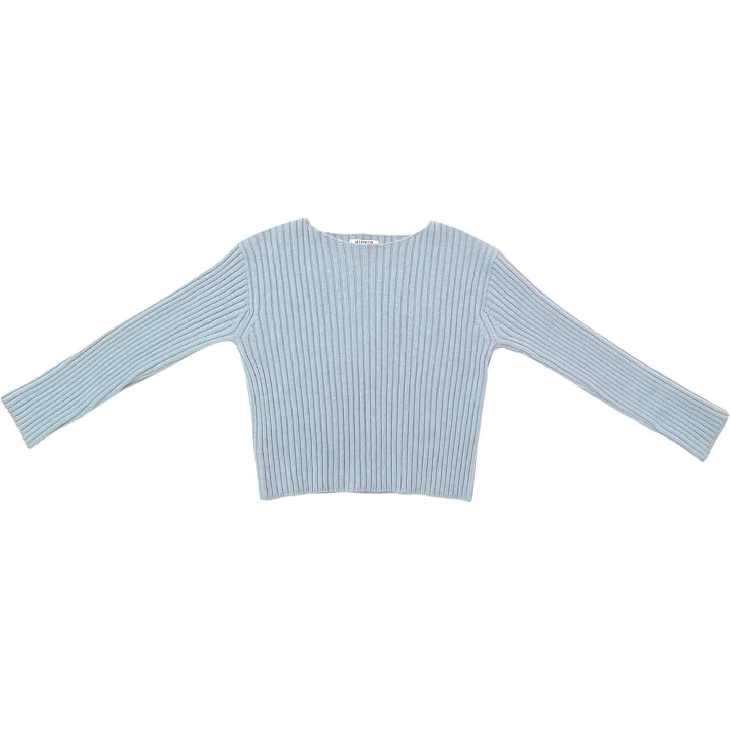 MERINO RIBBED SWEATER - MIST