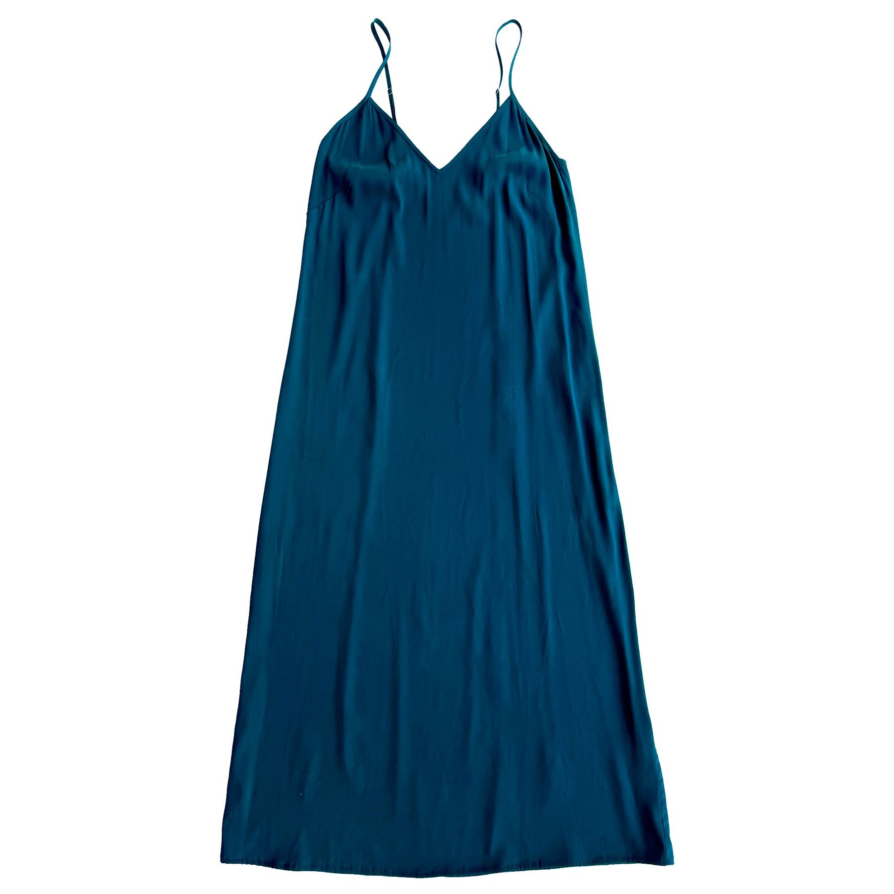 SLIP DRESS - DEEP TEAL