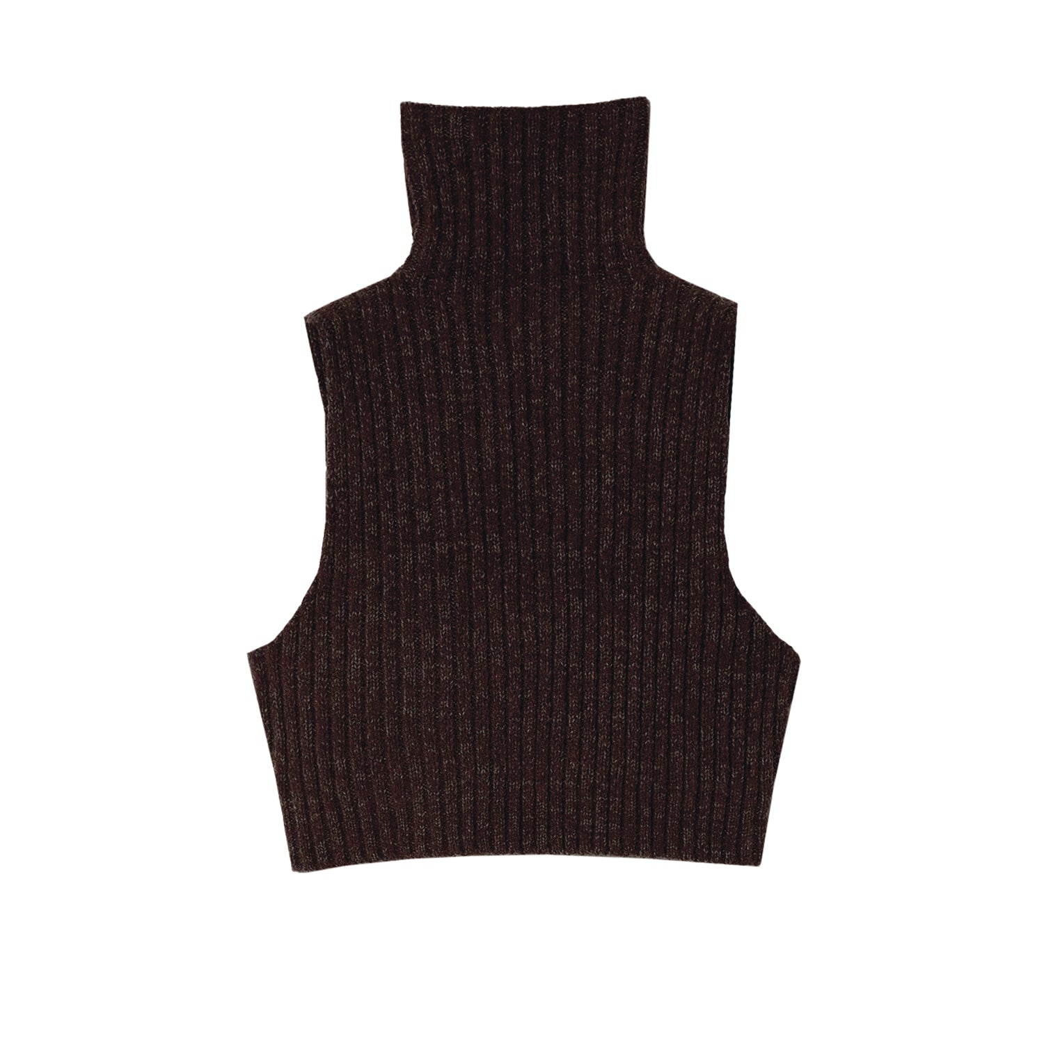 CHUNKY TURTLENECK TOP - ESPRESSO