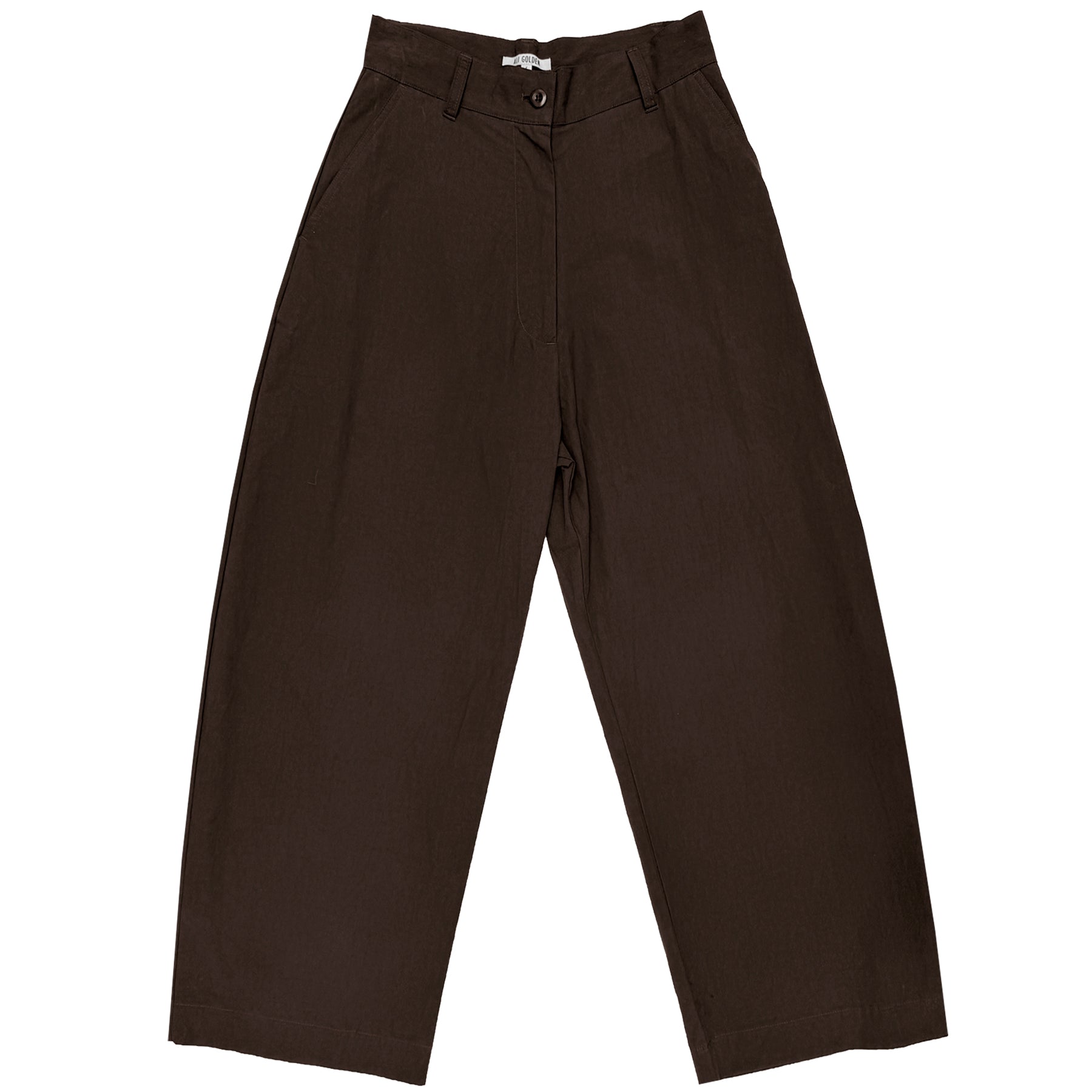 SPRING LOOSE BARREL PANT - DARK BROWN