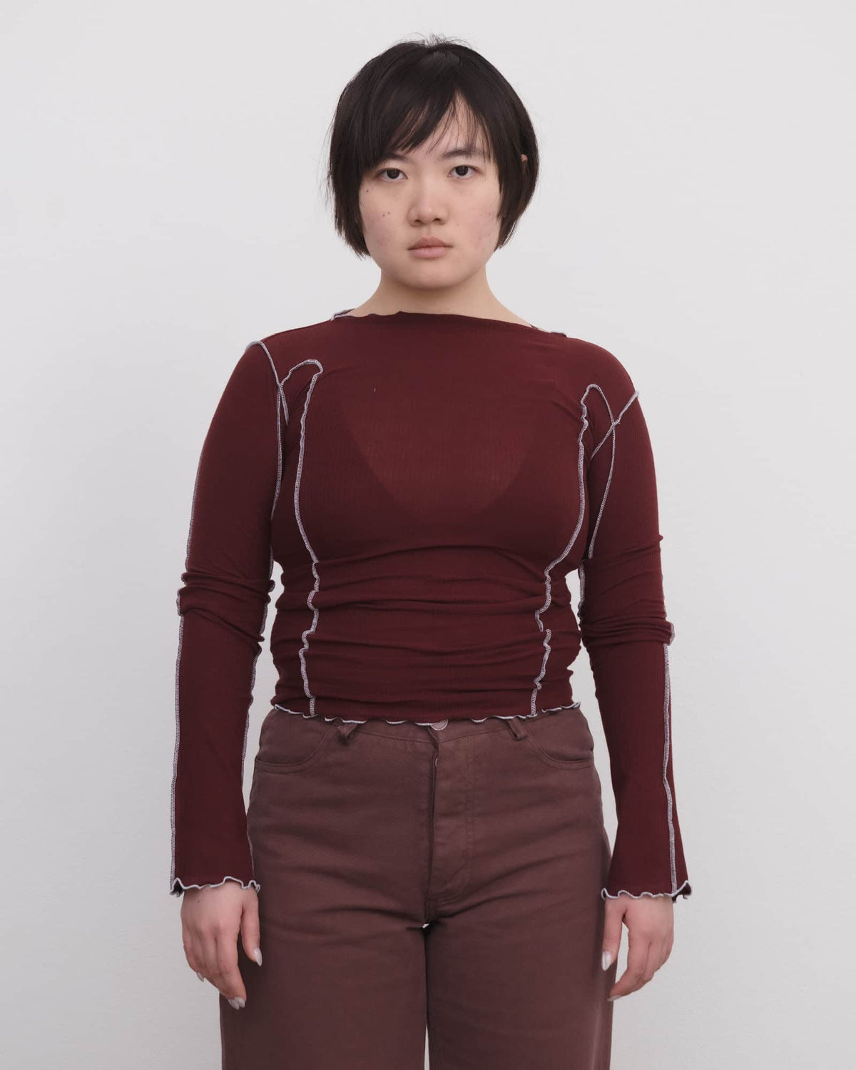 OMATO LONG SLEEVE - NARA RED